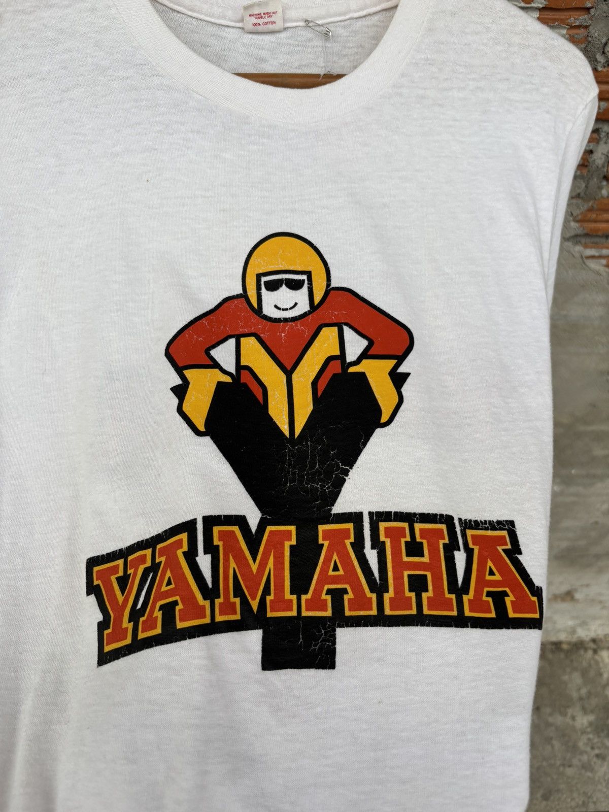 Vintage Vintage 1970s Yamaha Motorcyclist Size US L / EU 52-54 / 3 - 3 Thumbnail
