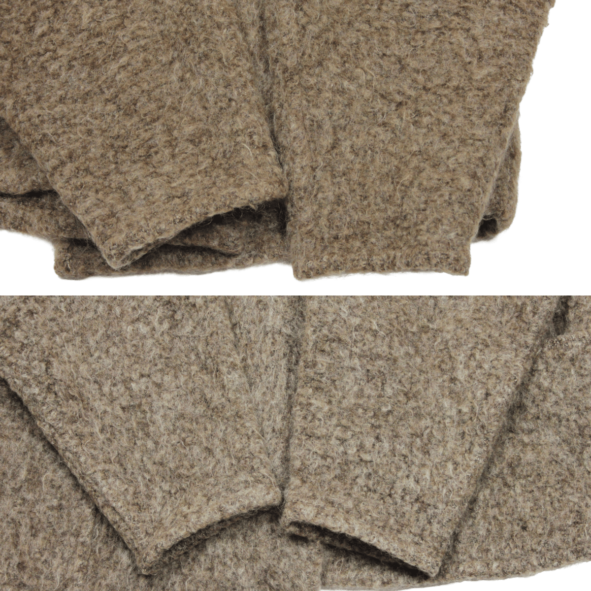 Max Mara 00S Angora Fluffy Y2K Cape Coat Vintage Size M / US 6-8 / IT 42-44 - 8 Thumbnail