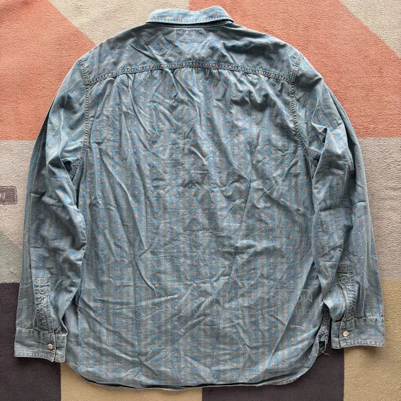 RRL Ralph Lauren RRL Ralph Lauren Southwest striped shirt Size US XL / EU 56 / 4 - 2 Thumbnail