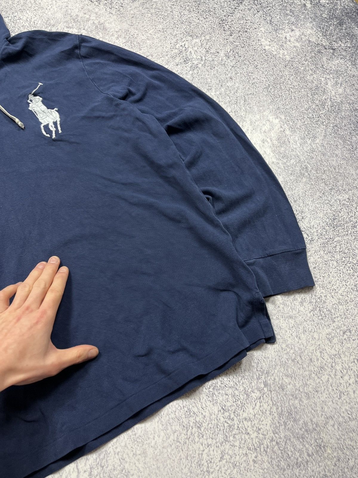 Polo Ralph Lauren × Vintage Vintage Y2K Polo Ralph Lauren #3 Embroidered Logo Hoodie Size US L / EU 52-54 / 3 - 8 Thumbnail