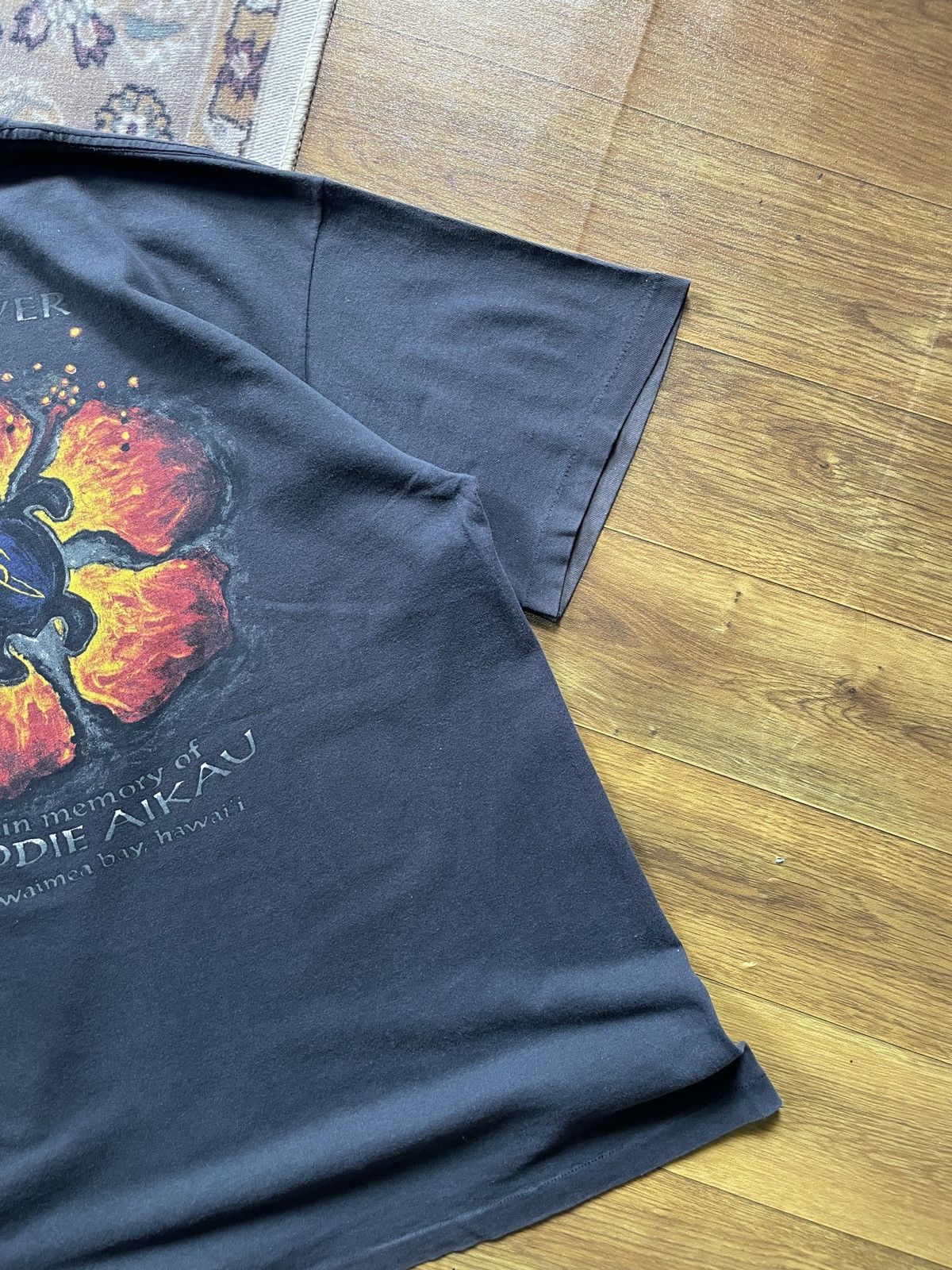 Quiksilver × Vintage Crazy Surf Tee Quiksilver 1995 Eddie Aikau Size US L / EU 52-54 / 3 - 7 Thumbnail