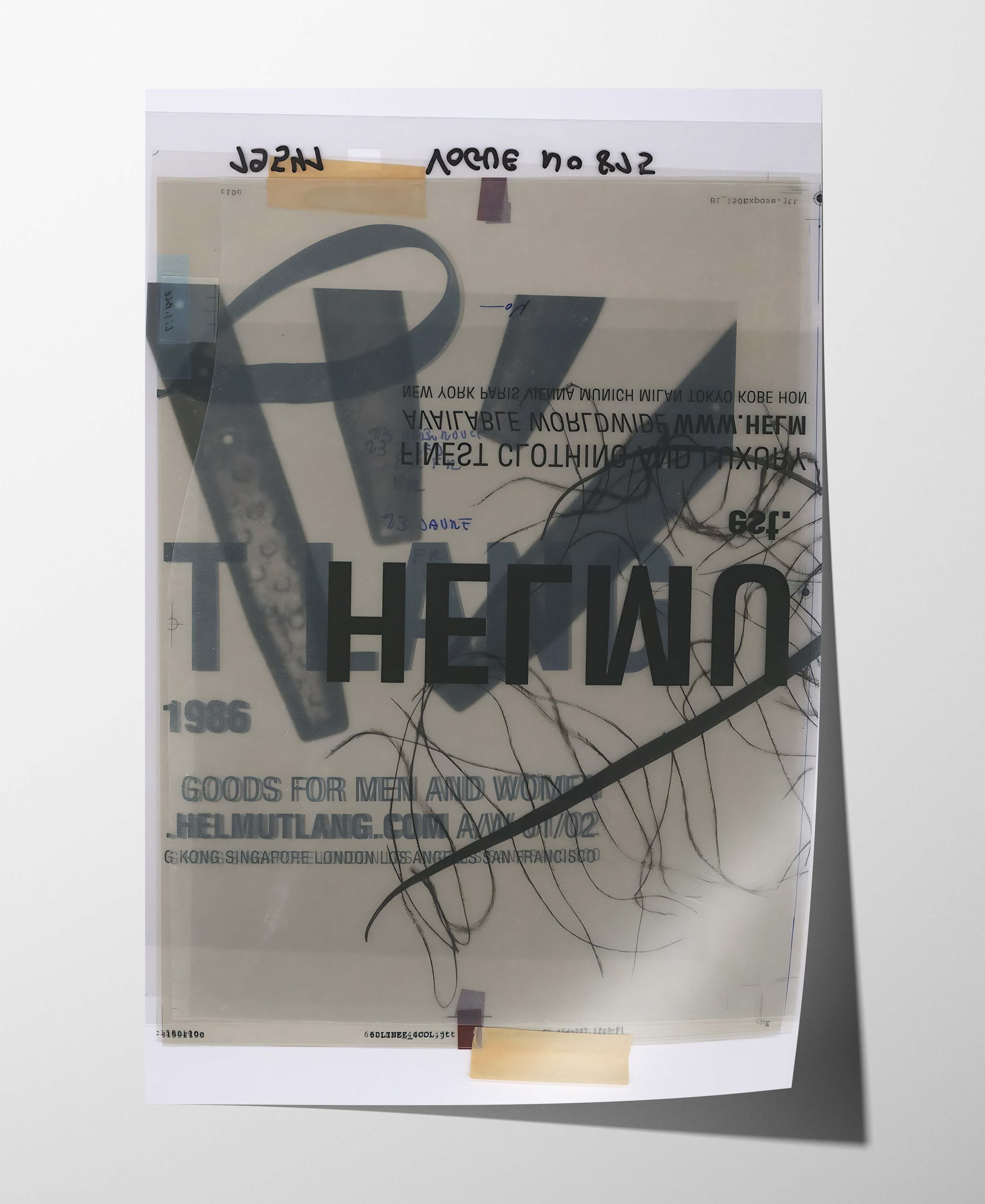 Helmut Lang 90s Helmut Lang Poster Gift Vintage Archive Lookbook Logo Size ONE SIZE - 4 Thumbnail