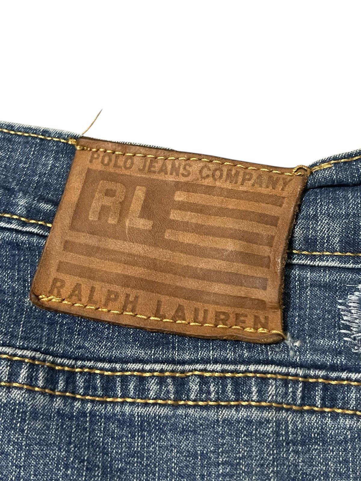 Polo Ralph Lauren FLARED💥 Polo Ralph Lauren Low Rise Flare Jeans Denim Size US 30 / EU 46 - 15 Thumbnail