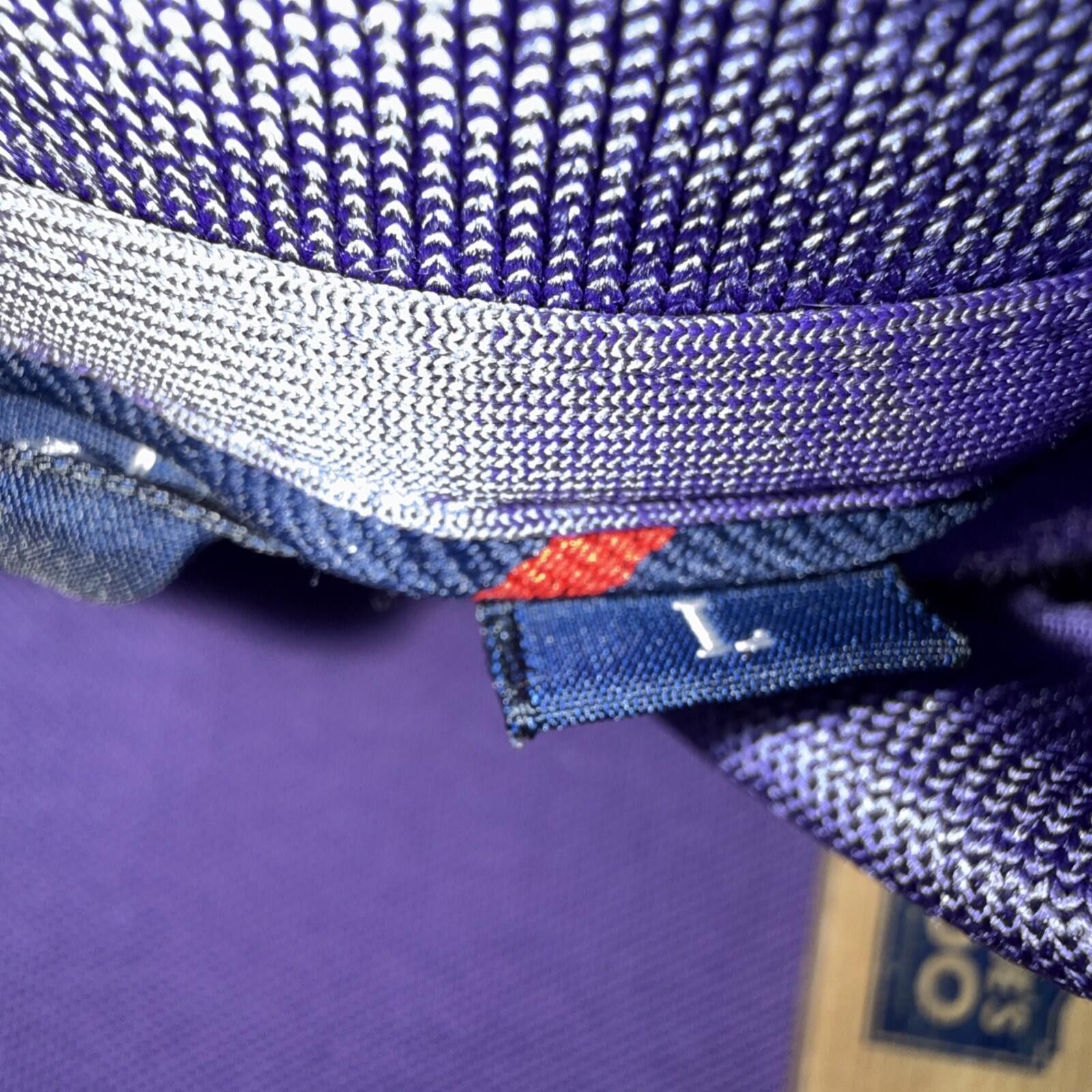 Other Vtg Polo Golf Shirt Big Pony Purple Green Mens Pima Pro Fit Size US L / EU 52-54 / 3 - 6 Thumbnail