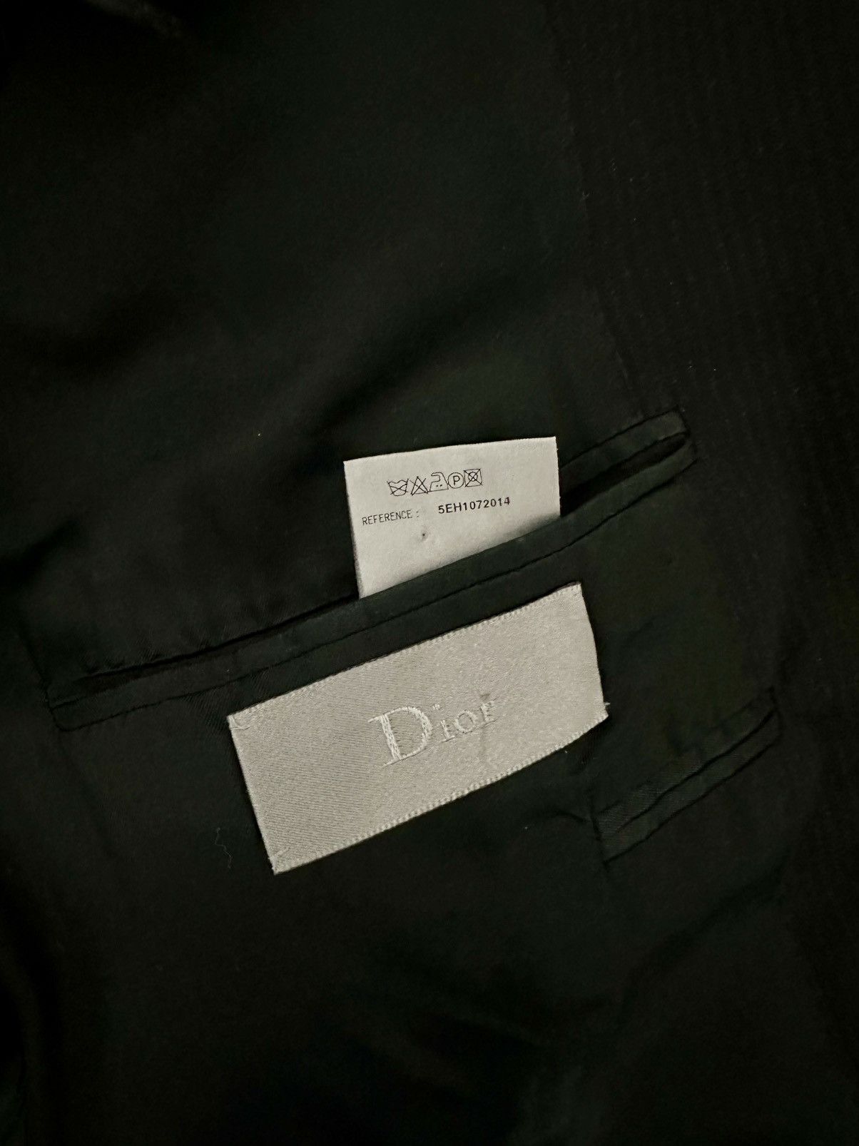 Dior Dior Homme SS05 Hedi Slimane Era Pinstripe Suit Size 50R - 7 Thumbnail