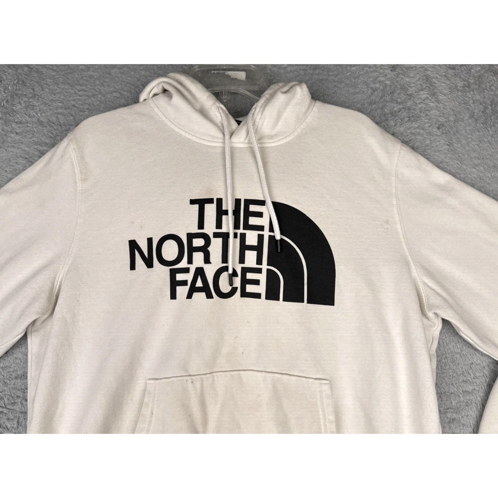 The North Face The North Face Hoodie Mens L White Half Dome Logo Pullover Fleece Sweatshirt Size US L / EU 52-54 / 3 - 4 Thumbnail