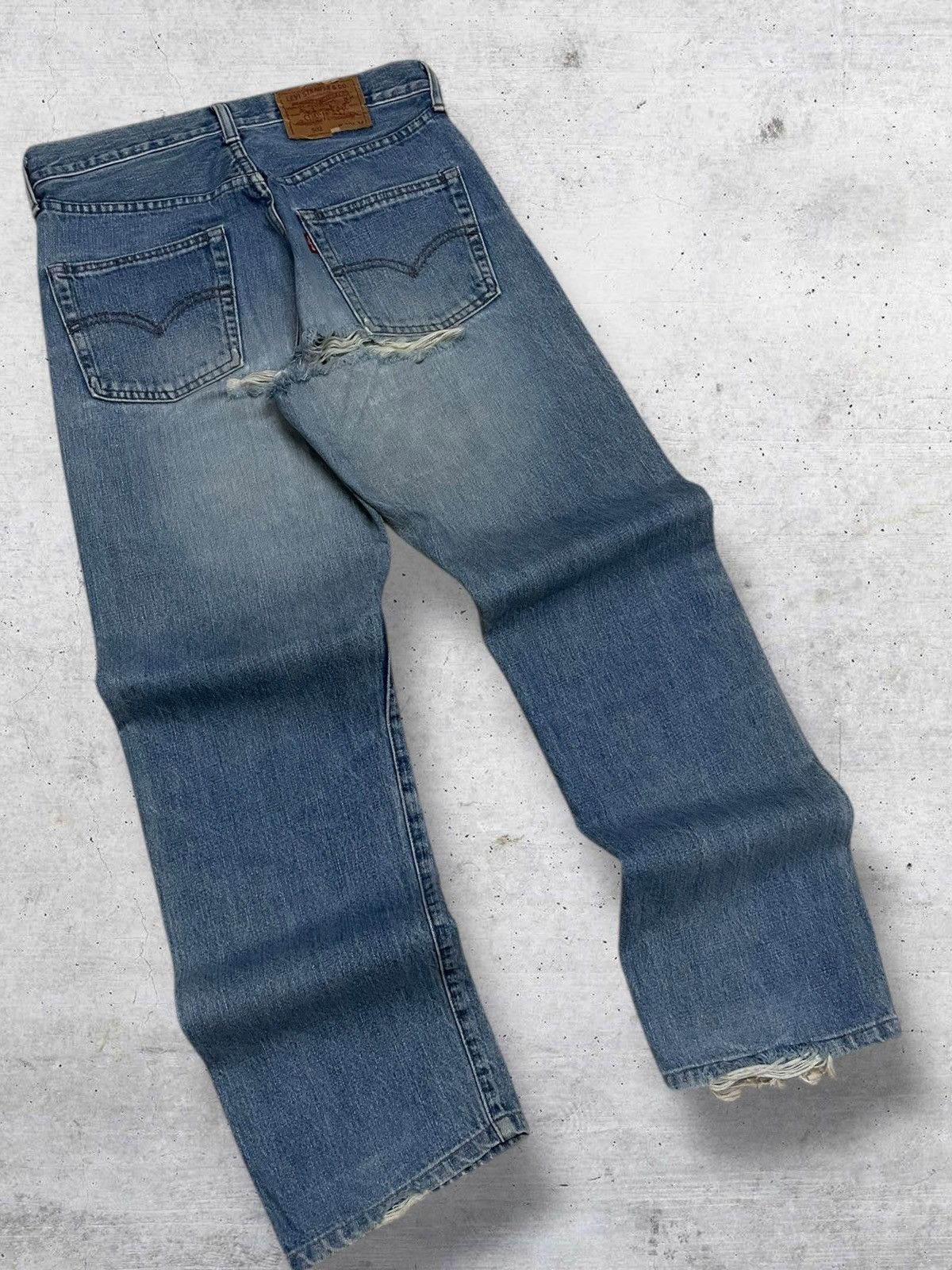 Levi's Vintage Clothing VINTAGE 502 LEVIS 1990S OG DESIGNER DISTRESSED RUGGED DENIM Size US 30 / EU 46 - 10 Thumbnail
