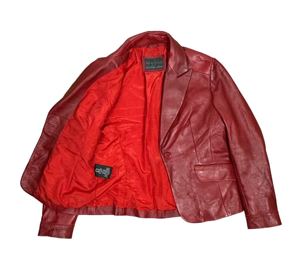 Other Proudfood Real Leather Blazer Jacket Perforated Trim size S Size S / US 4 / IT 40 - 12 Thumbnail