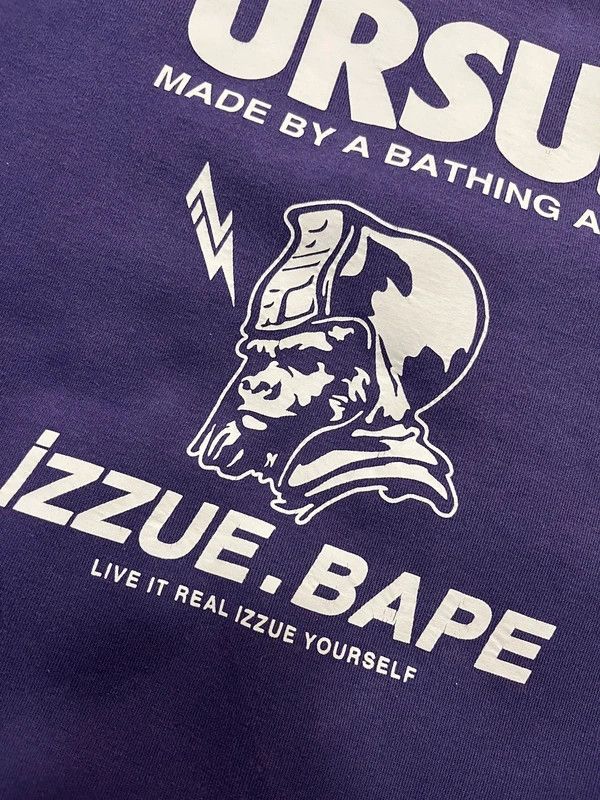 Bape Ursus BAPE x izzue 2019 Purple Sweatshirt Size US M / EU 48-50 / 2 - 13 Thumbnail
