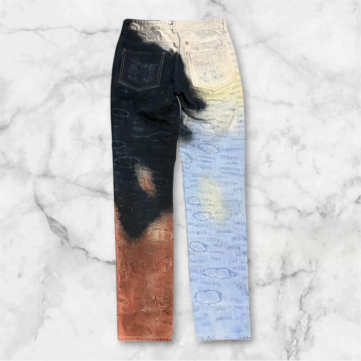 Givenchy Givenchy Boro Tie-Dyed Jeans Size US 29 - 2 Thumbnail