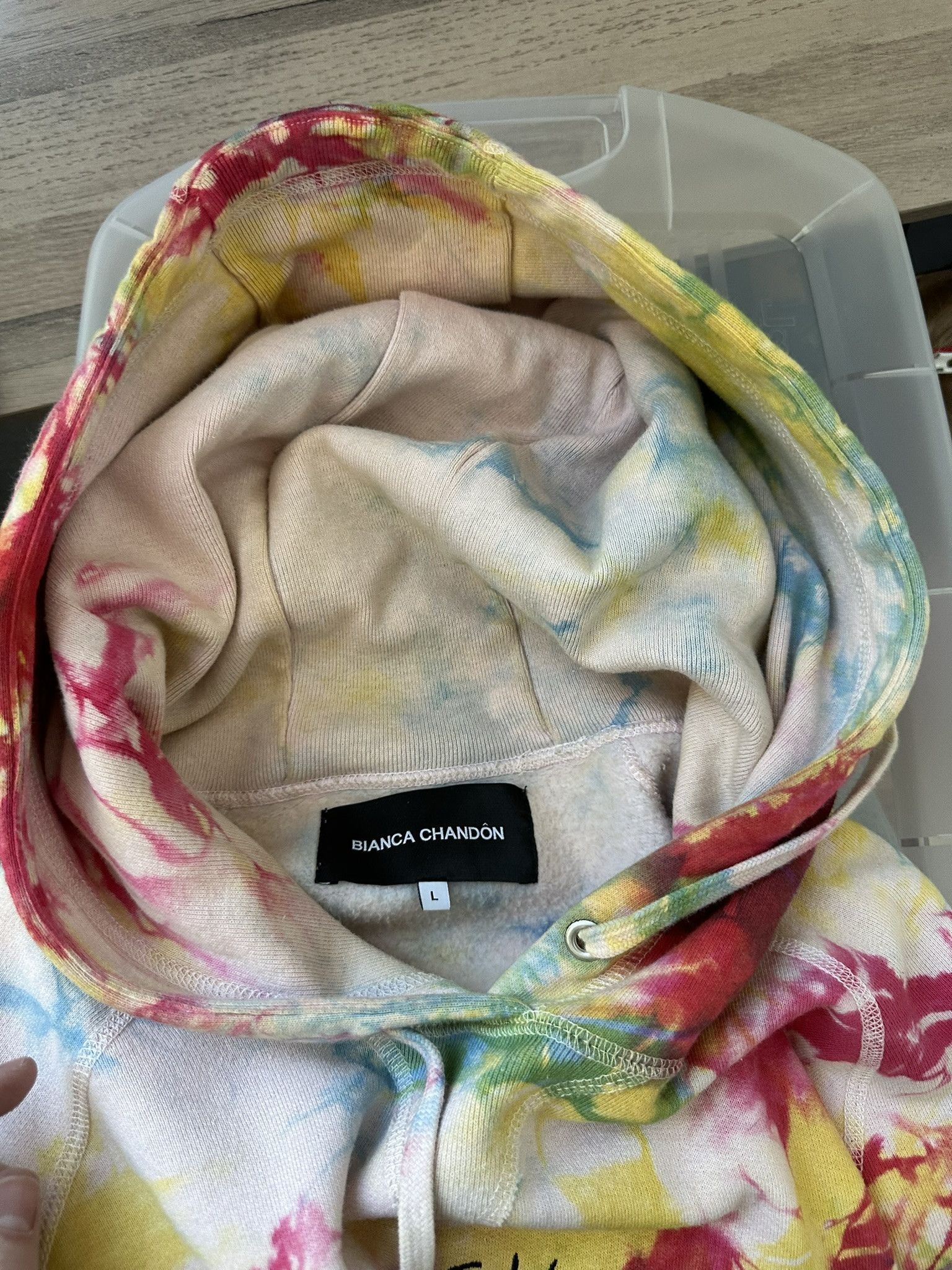 BIANCA CHANDON BIANCA CHANDON TIE DIE HOODIE Size US L / EU 52-54 / 3 - 4 Thumbnail