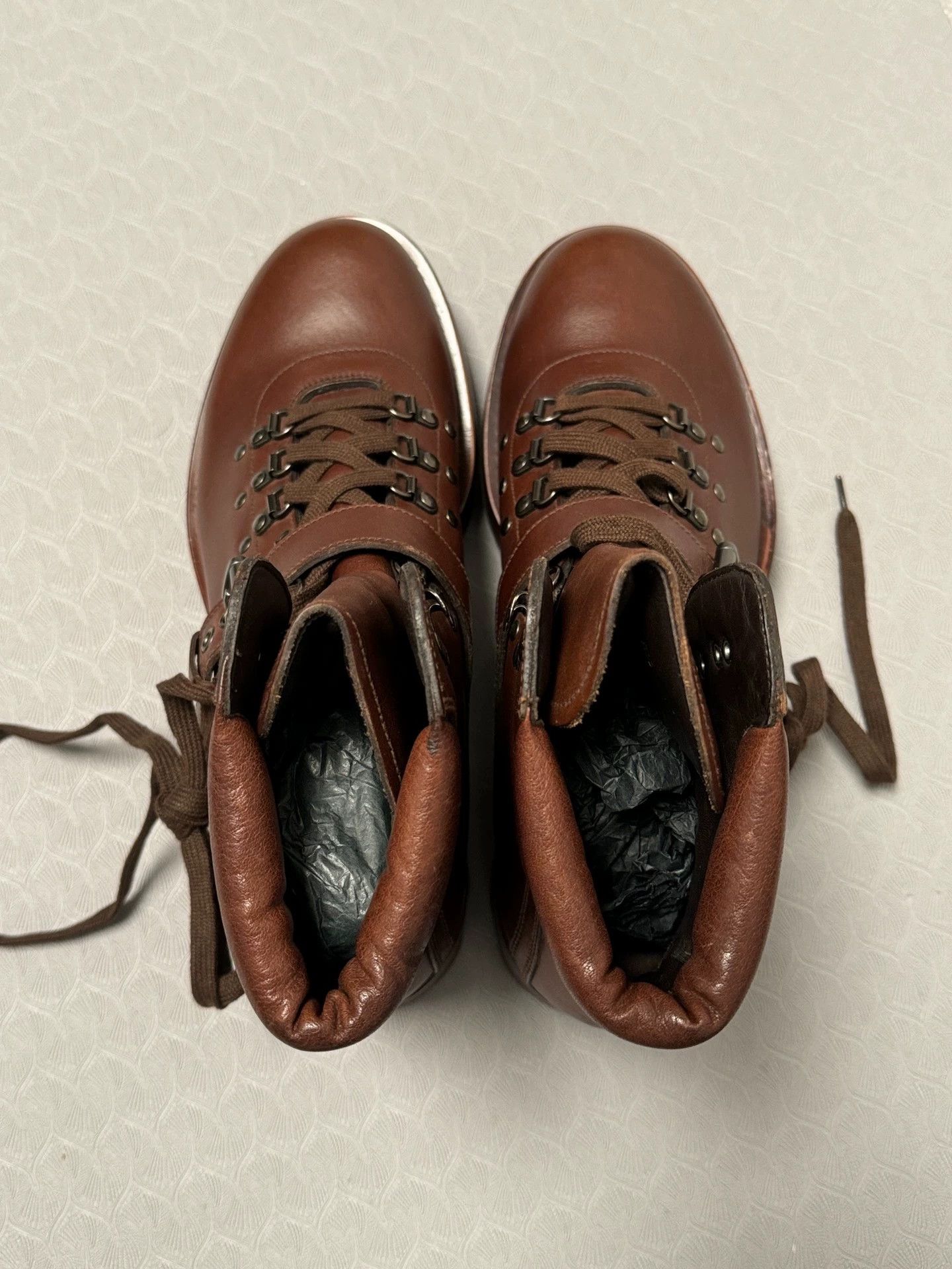 Prada Prada thick sole boots deep brown US 8.5 Size US 8.5 / EU 41-42 - 9 Thumbnail