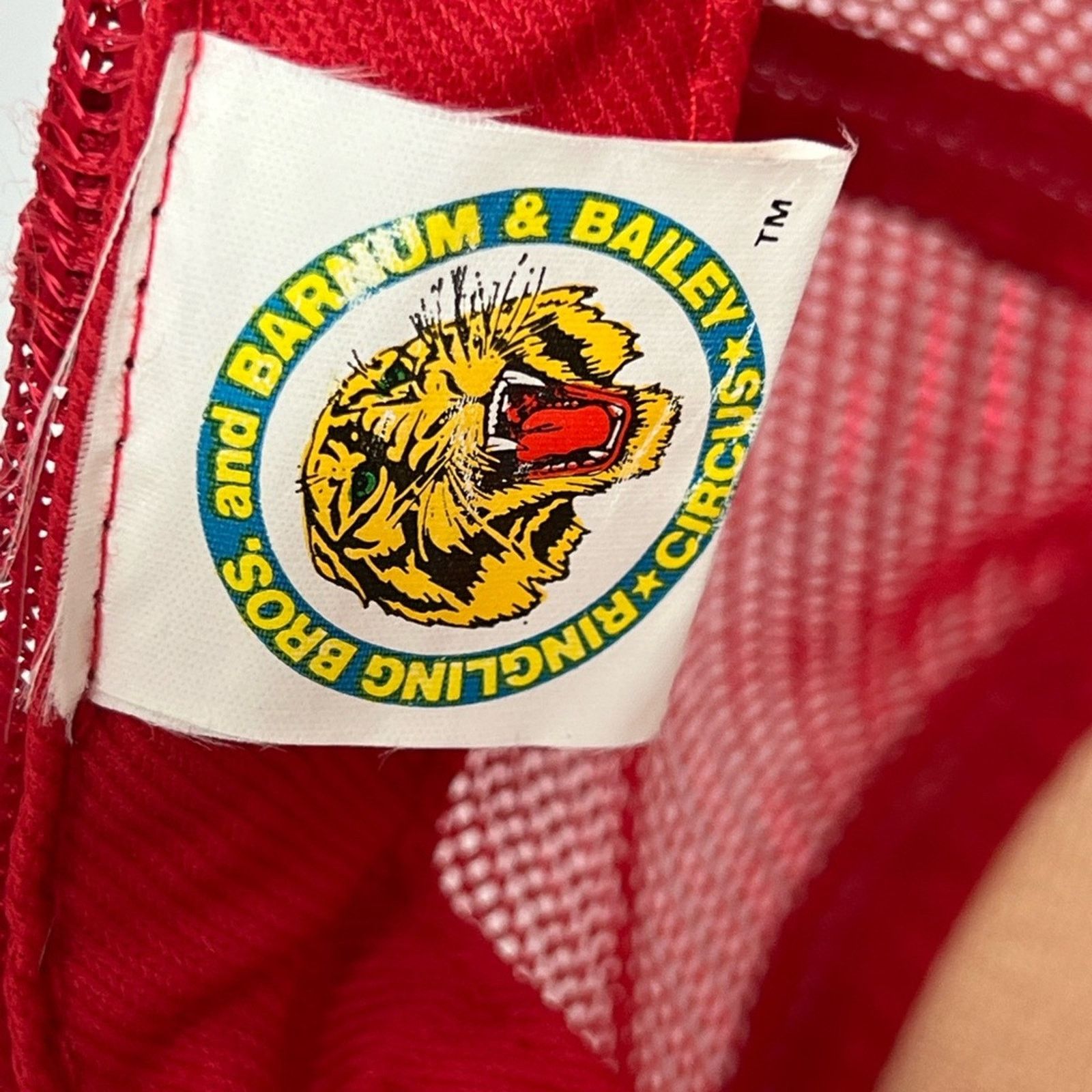 Vintage Ringling Bros Barnum & Bailey Circus Vintage 80s Trucker Hat Size ONE SIZE - 8 Thumbnail