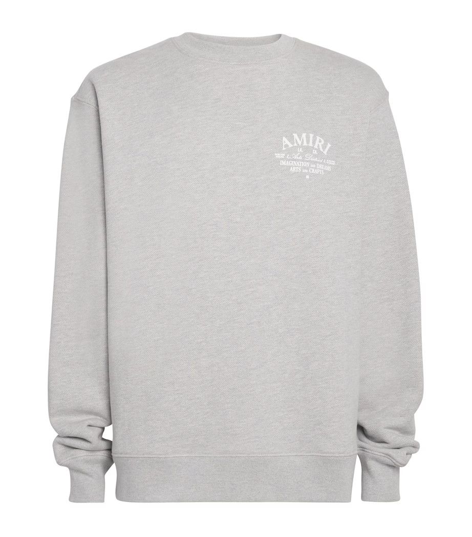 Amiri o1orln0326 Arts District Sweater in Grey Size US XL / EU 56 / 4 - 1 Thumbnail