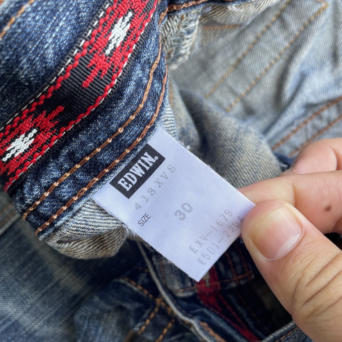 Edwin Vintage Edwin Denim Faded Distressed Jeans Pants W32x31 Size US 32 / EU 48 - 8 Thumbnail