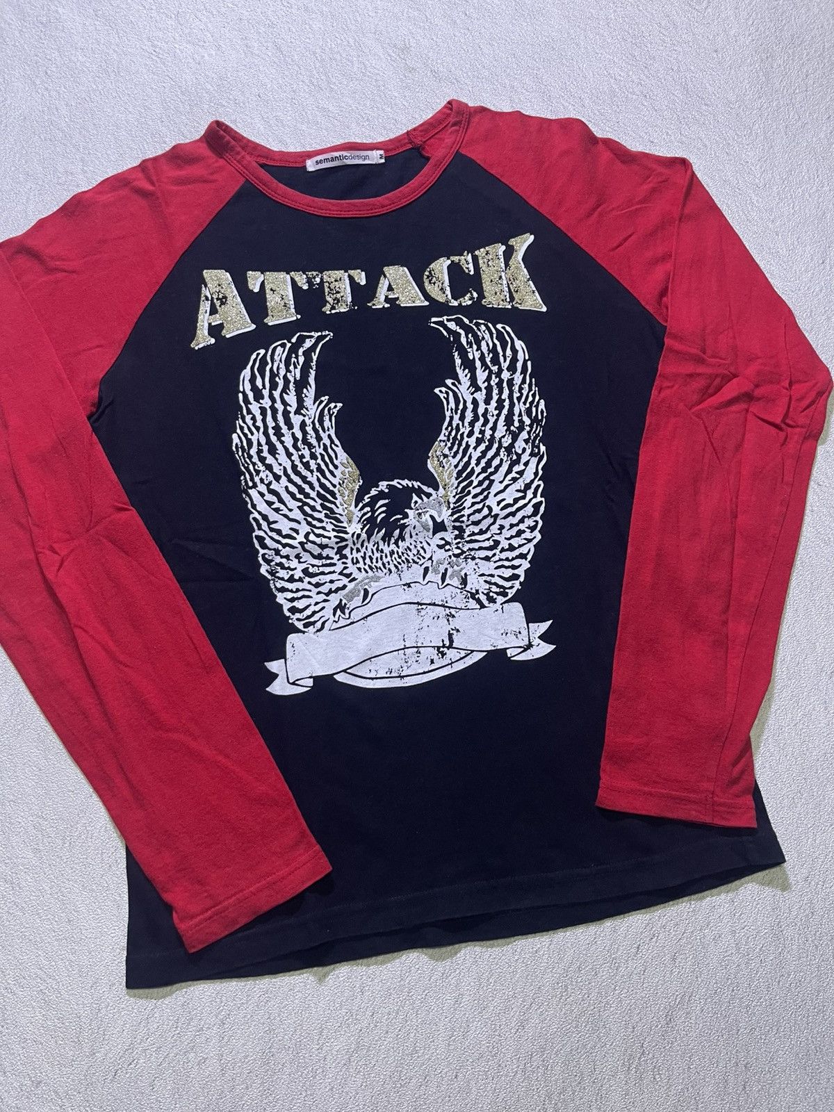 Japanese Brand Y2K SEMANTIC DESIGN long sleeve tshirt Size US M / EU 48-50 / 2 - 2 Thumbnail