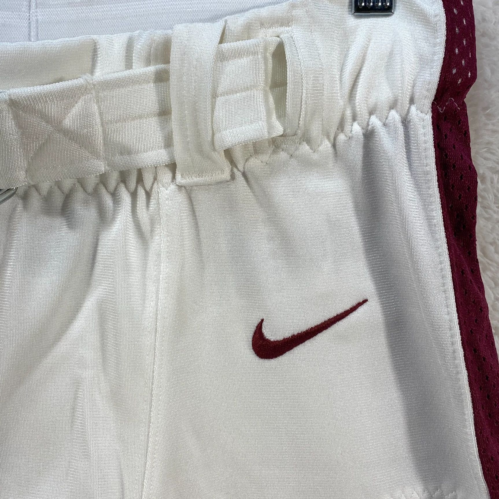 Nike NIKE Football Pants NWT White Crimson Red Mens XL C13771-104 Retail 5 Size US 36 / EU 52 - 3 Thumbnail