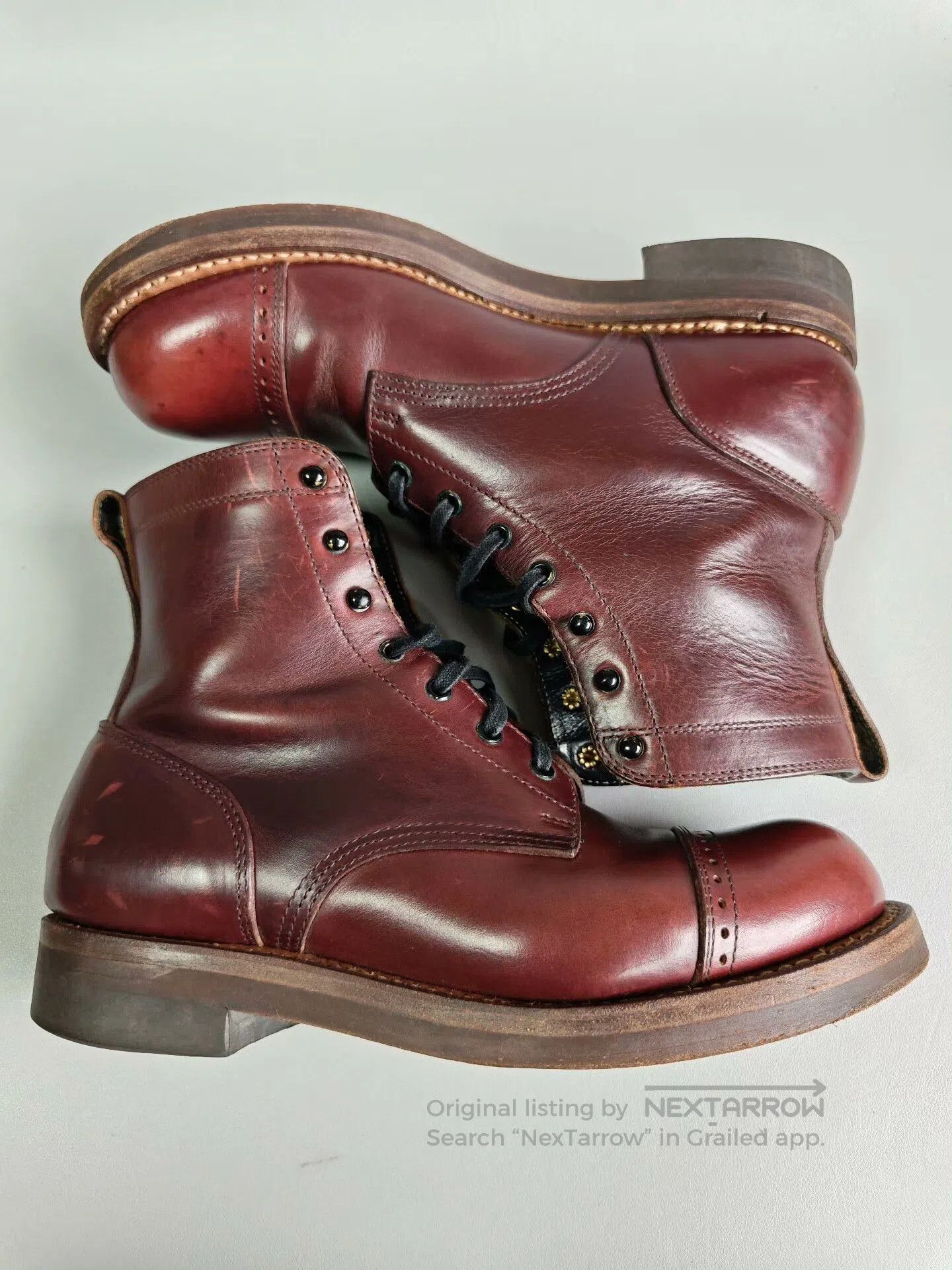 Rolling Dub Trio ROLLING DUB TRIO A09 Combat Boots. Size US 7.5 / EU 40-41 - 4 Thumbnail