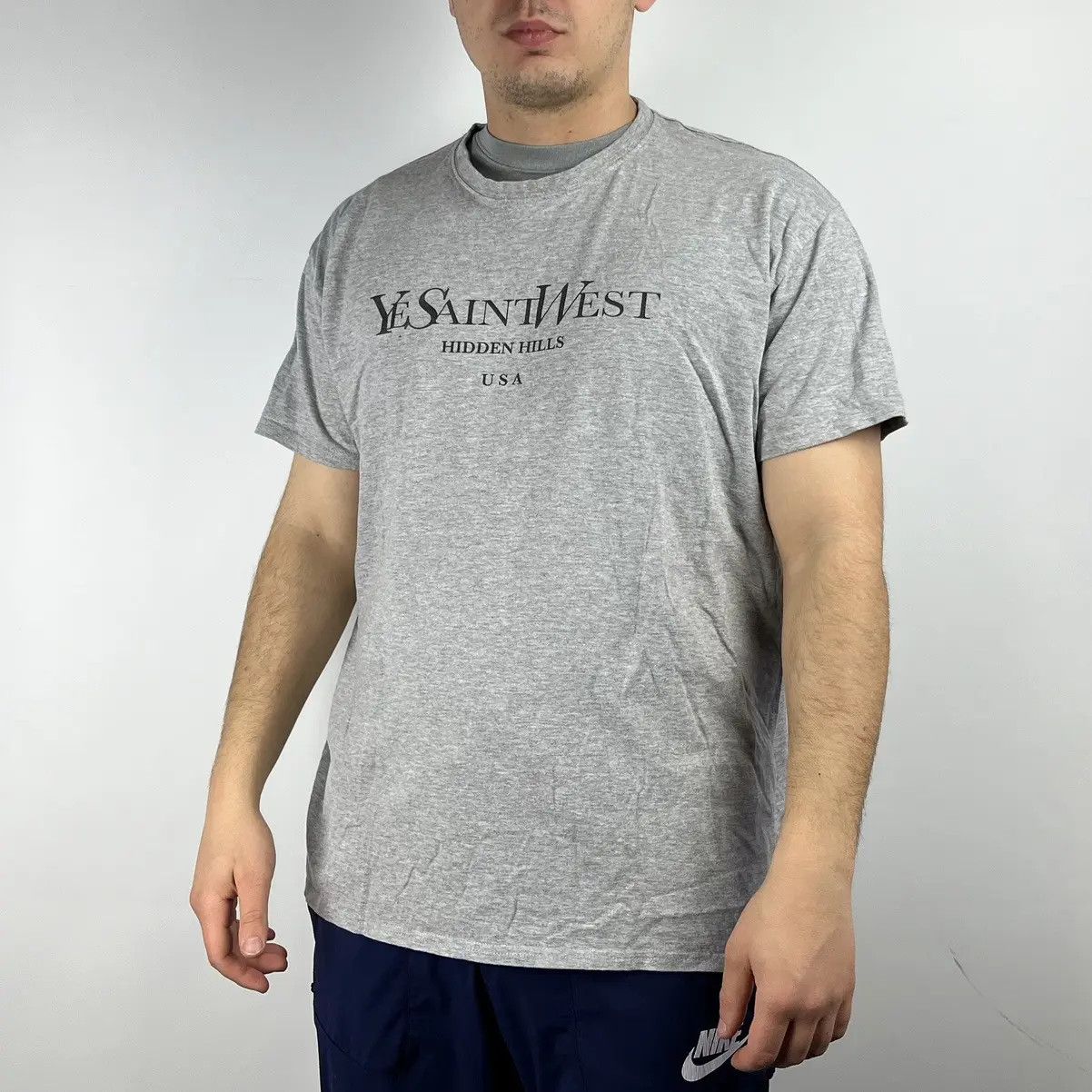 Band Tees Yves Saint west Tshirt kanye yeezy size Large Size US L / EU 52-54 / 3 - 1 Thumbnail