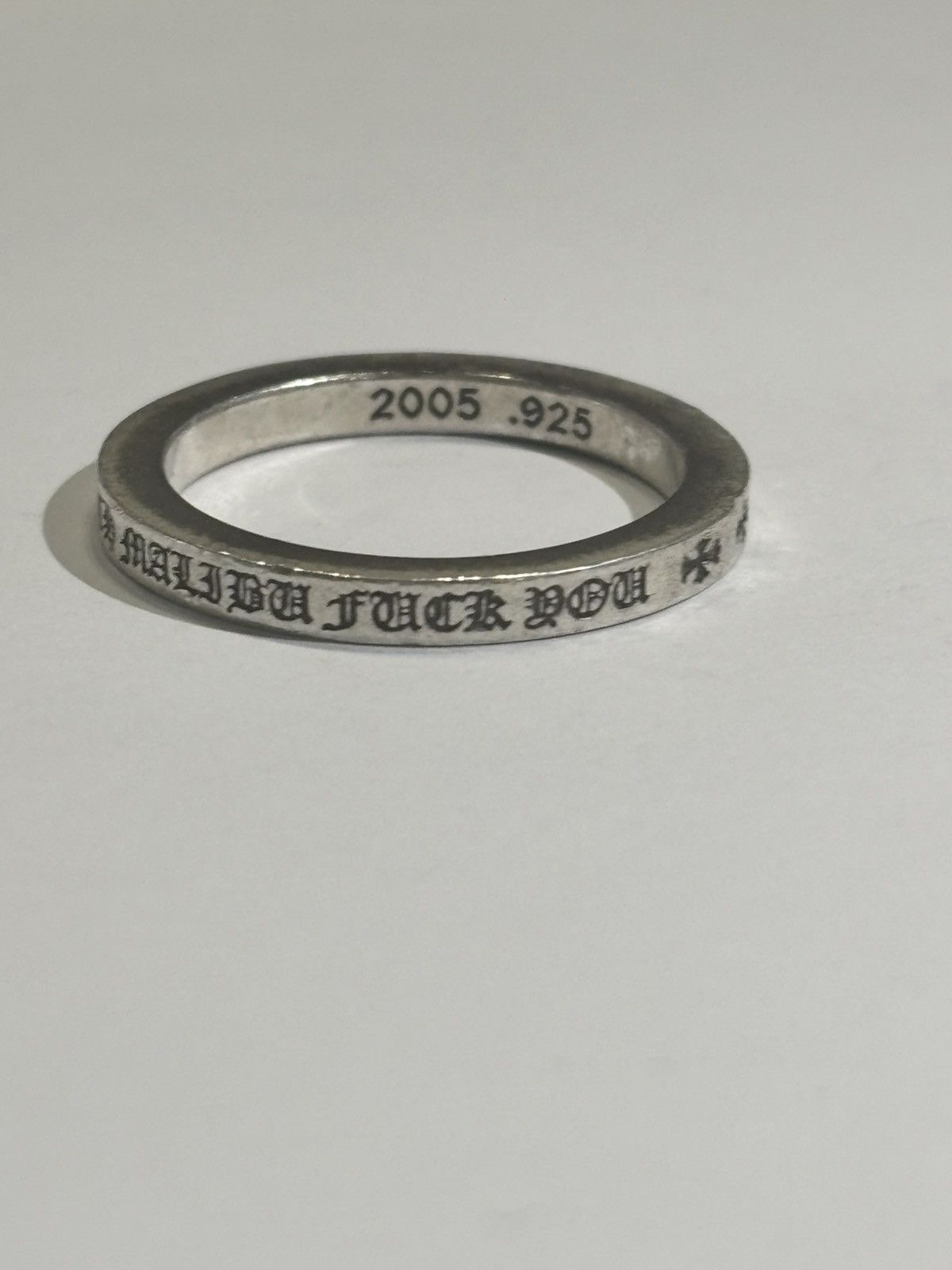 Chrome Hearts CHROME HEARTS MALIBU ‘F*CK YOU’ RING SIZE 12 1/4 Size ONE SIZE - 5 Thumbnail