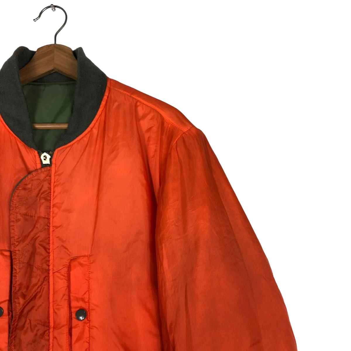 Japanese Brand 🔥RIOT RIOT VINTAGE BOMBER JACKET MA-1 REVERSIBLE MILITARY Size US M / EU 48-50 / 2 - 17 Thumbnail