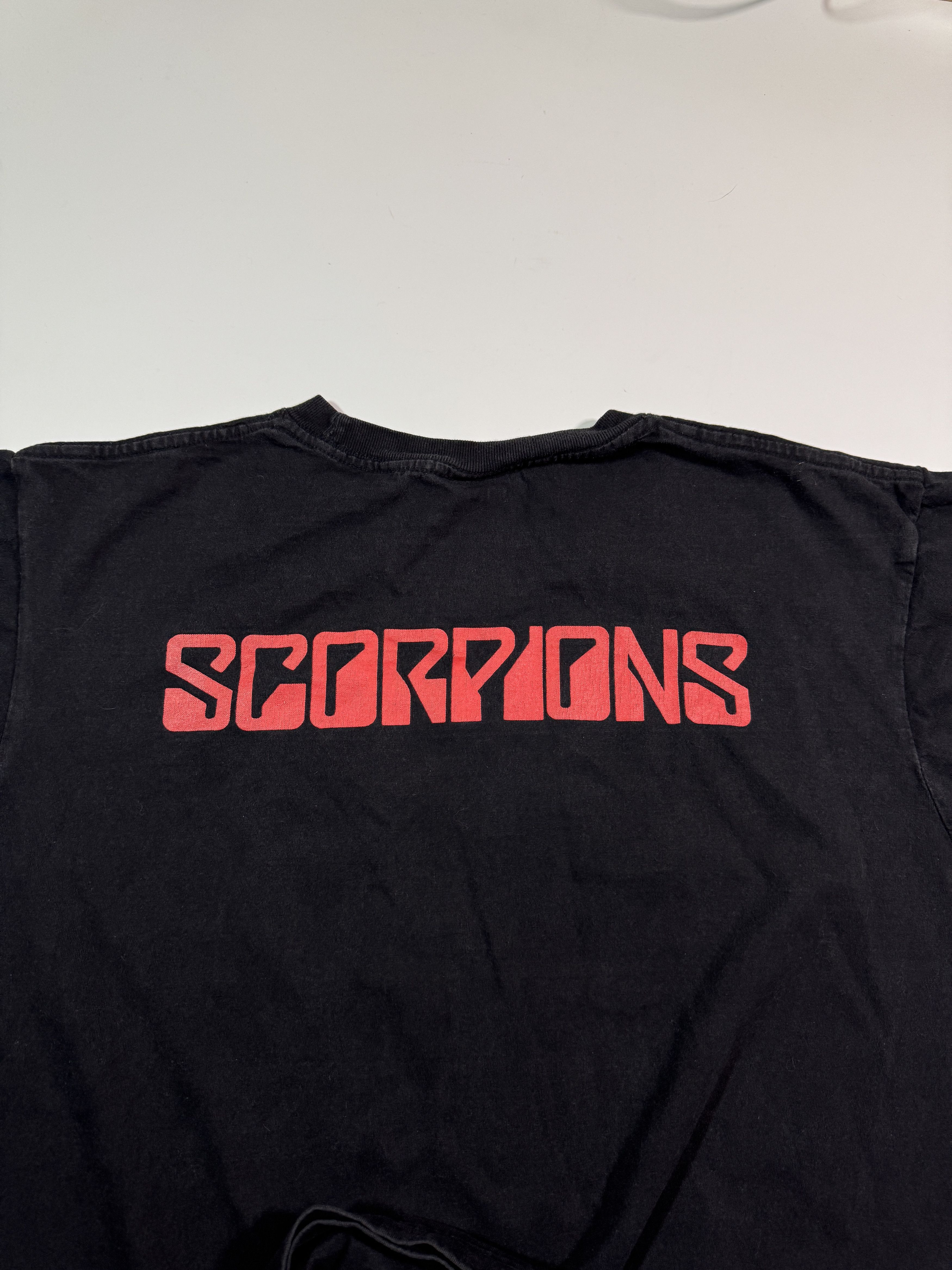 Band Tees × Vintage Vintage Scorpions T-shirt Band Black Tee L Size US L / EU 52-54 / 3 - 4 Thumbnail