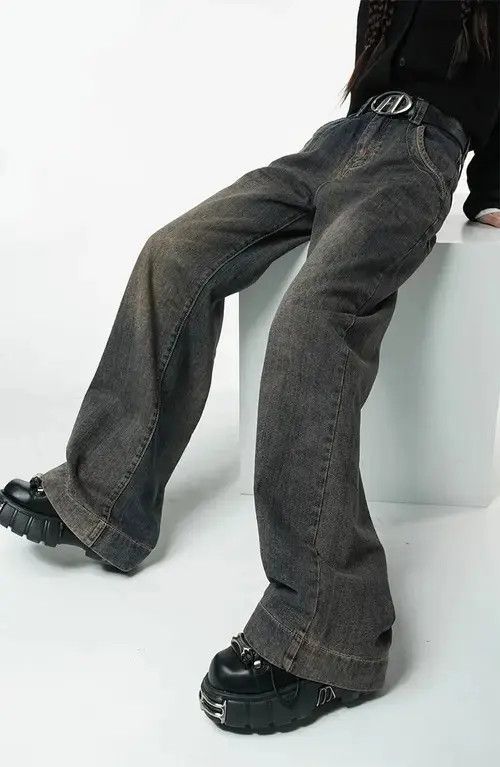 Designer × Jean Washed Baggy Jeans Size 25" / US 0 / IT 36 - 2 Thumbnail
