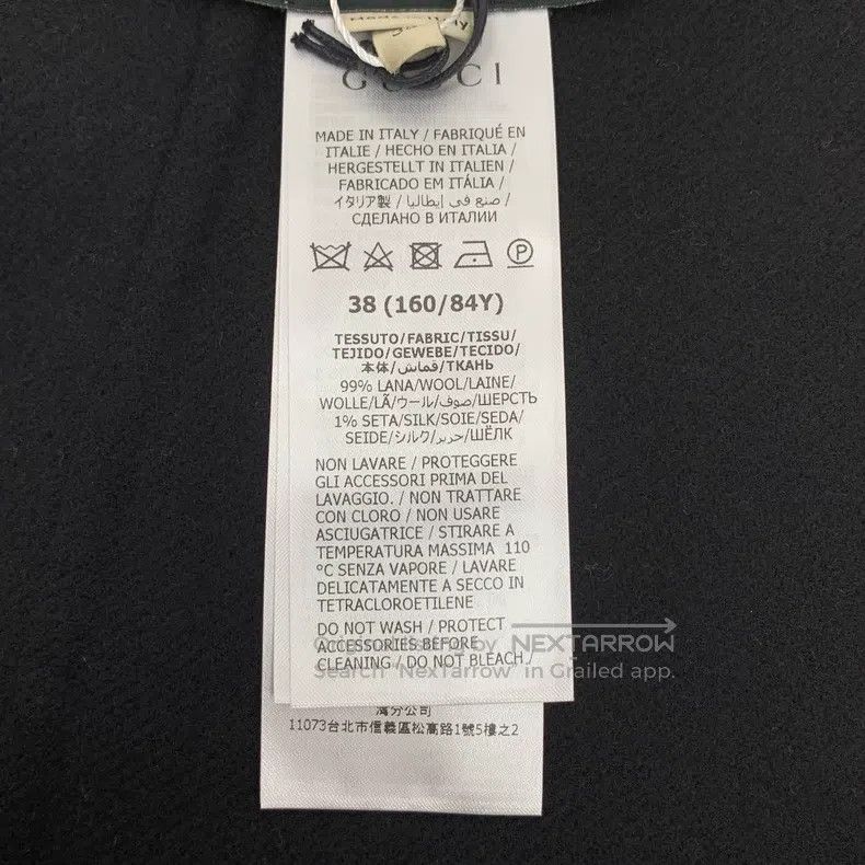 Gucci Gucci Black logo jacquard full print wool lapel single-bre Size XS / US 0-2 / IT 36-38 - 8 Thumbnail