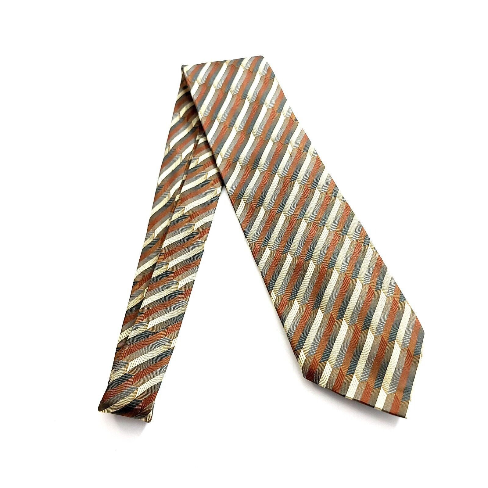 Alexander Julian American Modern Alexander Julian Green Brown Gold Woven Stri Size ONE SIZE - 6 Thumbnail
