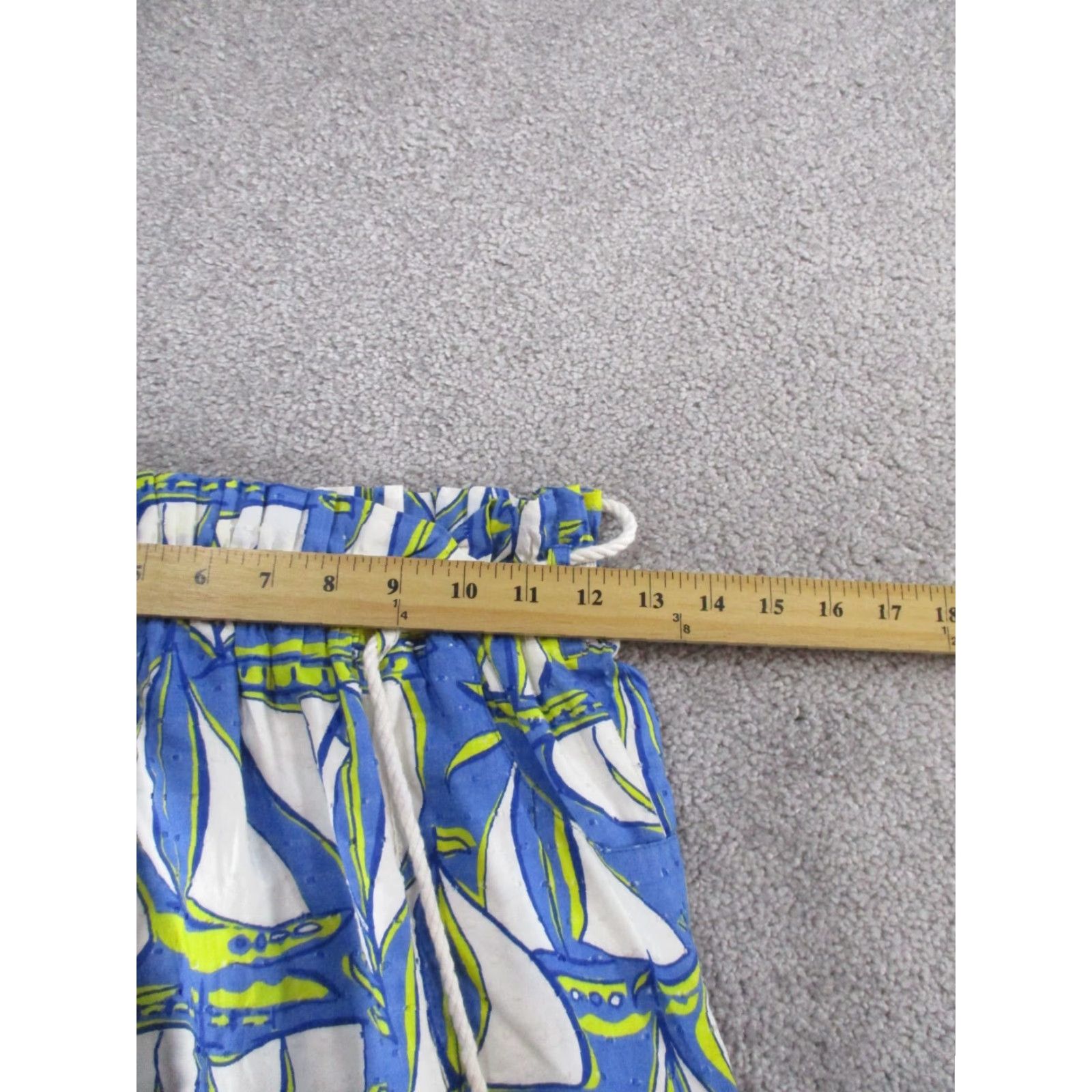 Lilly Pulitzer Lilly Pulitzer Skirt Womens XS Blue White Sailboats A-Line Cotton Polyester Short 90s? Size 26" / US 2 / IT 38 - 5 Thumbnail
