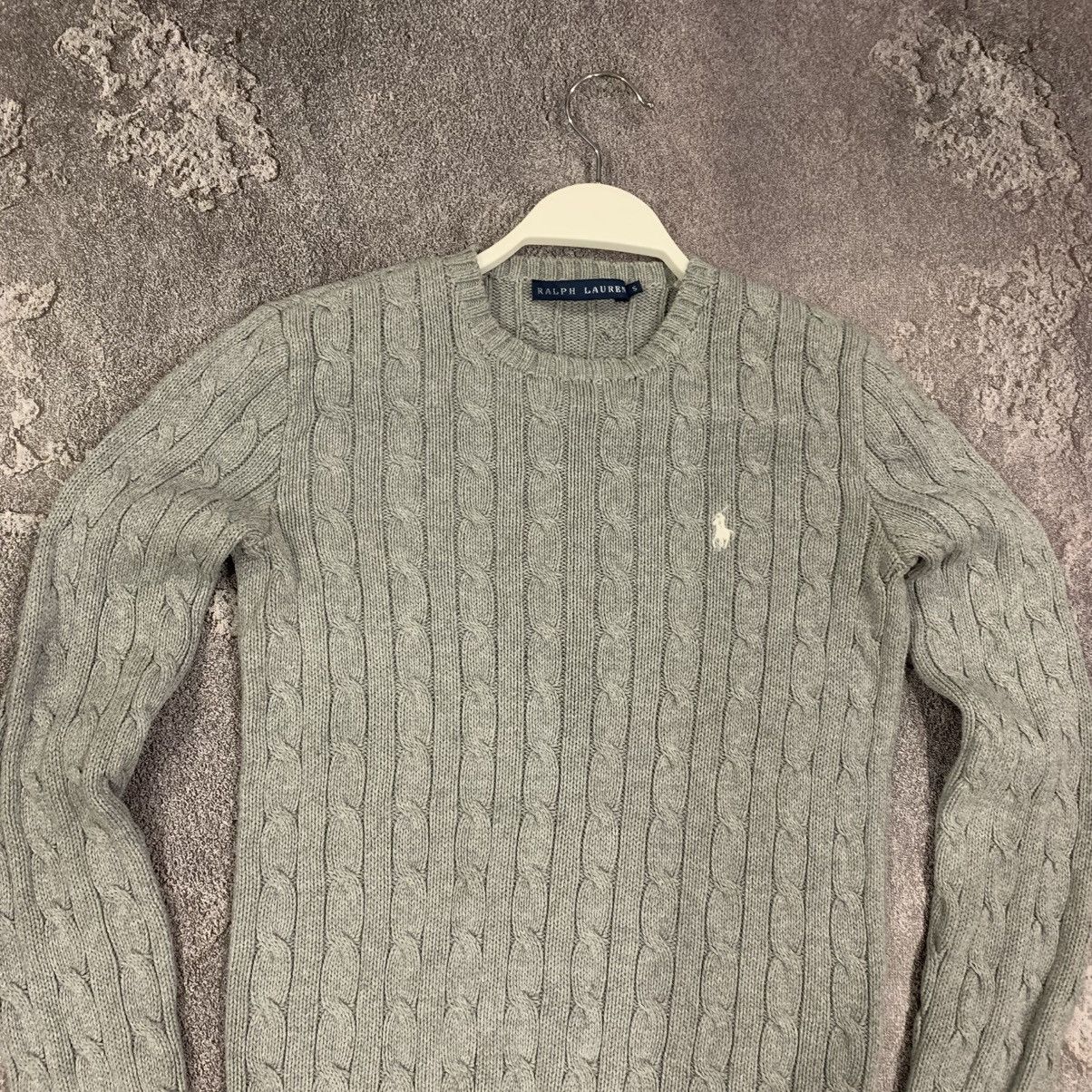 Polo Ralph Lauren Vintage Polo Ralph Lauren Gray Knited Sweater Size S Size S / US 4 / IT 40 - 9 Thumbnail