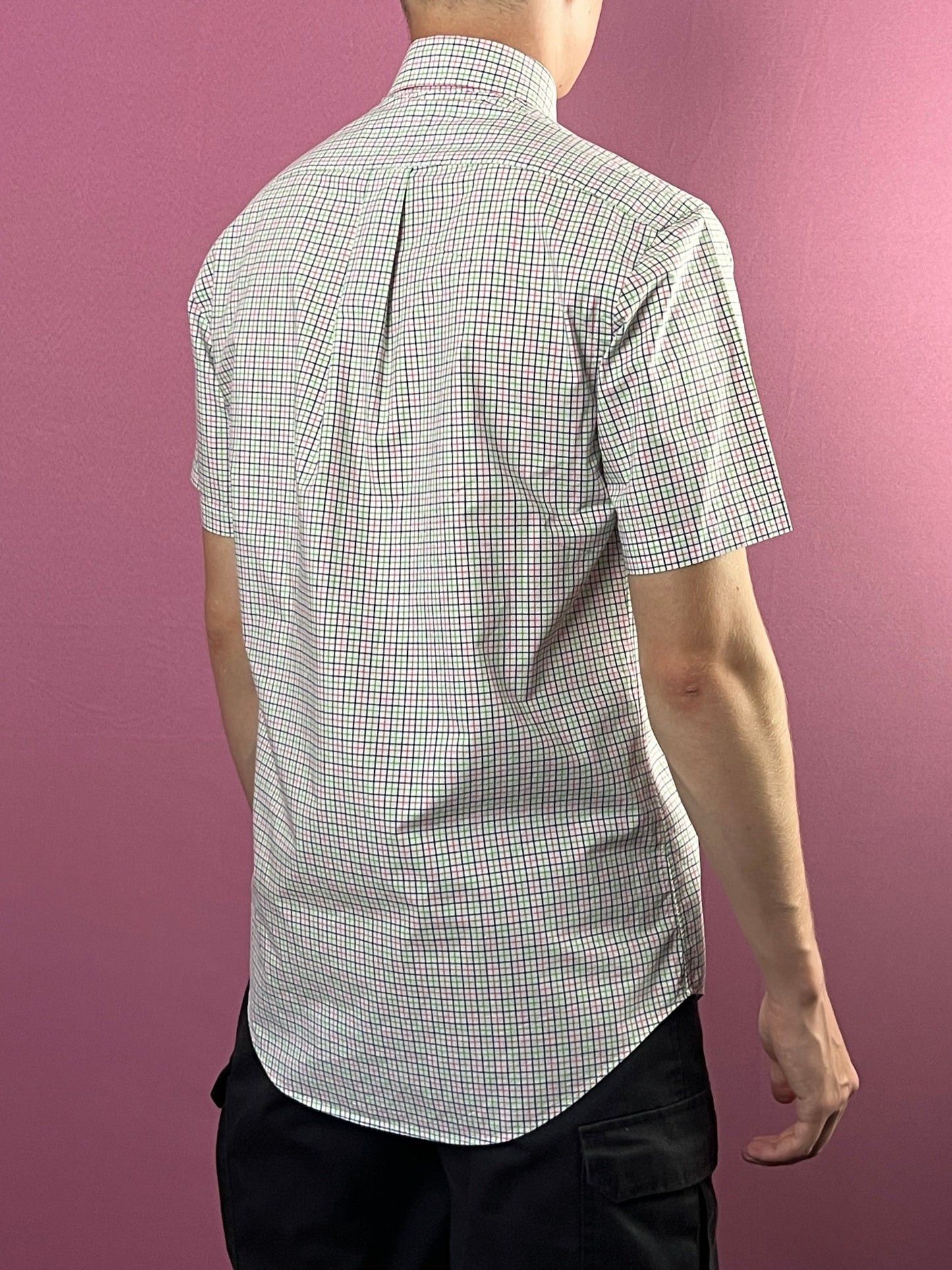 Polo Ralph Lauren × Vintage Polo Ralph Lauren Vintage Men's Short Sleeve Check Shirt - S Size US S / EU 44-46 / 1 - 4 Thumbnail