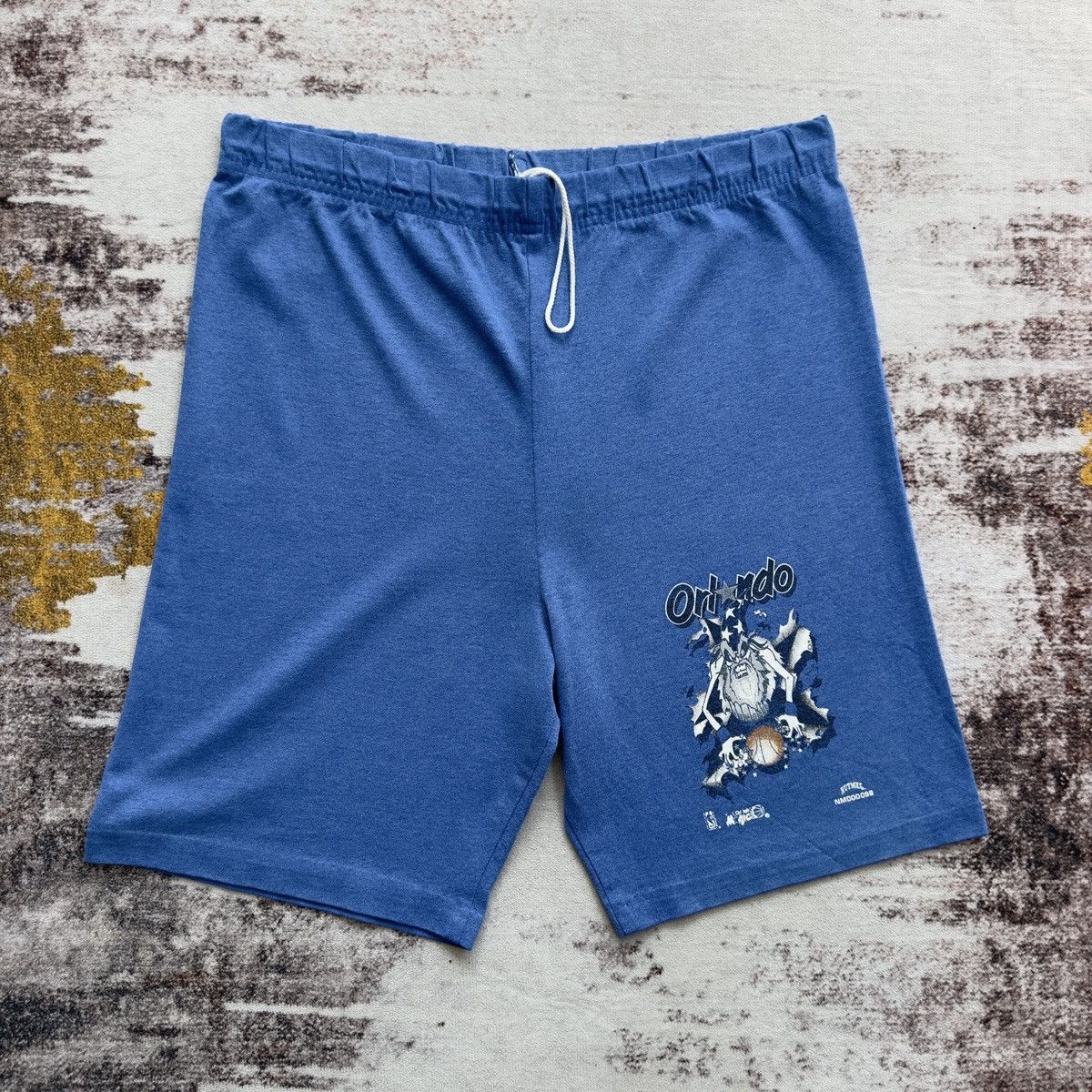 Nutmeg VINTAGE NBA SHORTS ORLANDO MAGIC NUTMEG MILLS Size US 35 - 2 Thumbnail