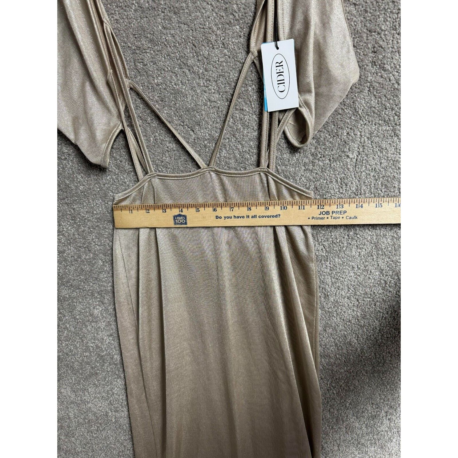 Cider Cider Slip Dress M Midi Slinky Y2K Coquette Evening Wear Size M / US 6-8 / IT 42-44 - 7 Thumbnail
