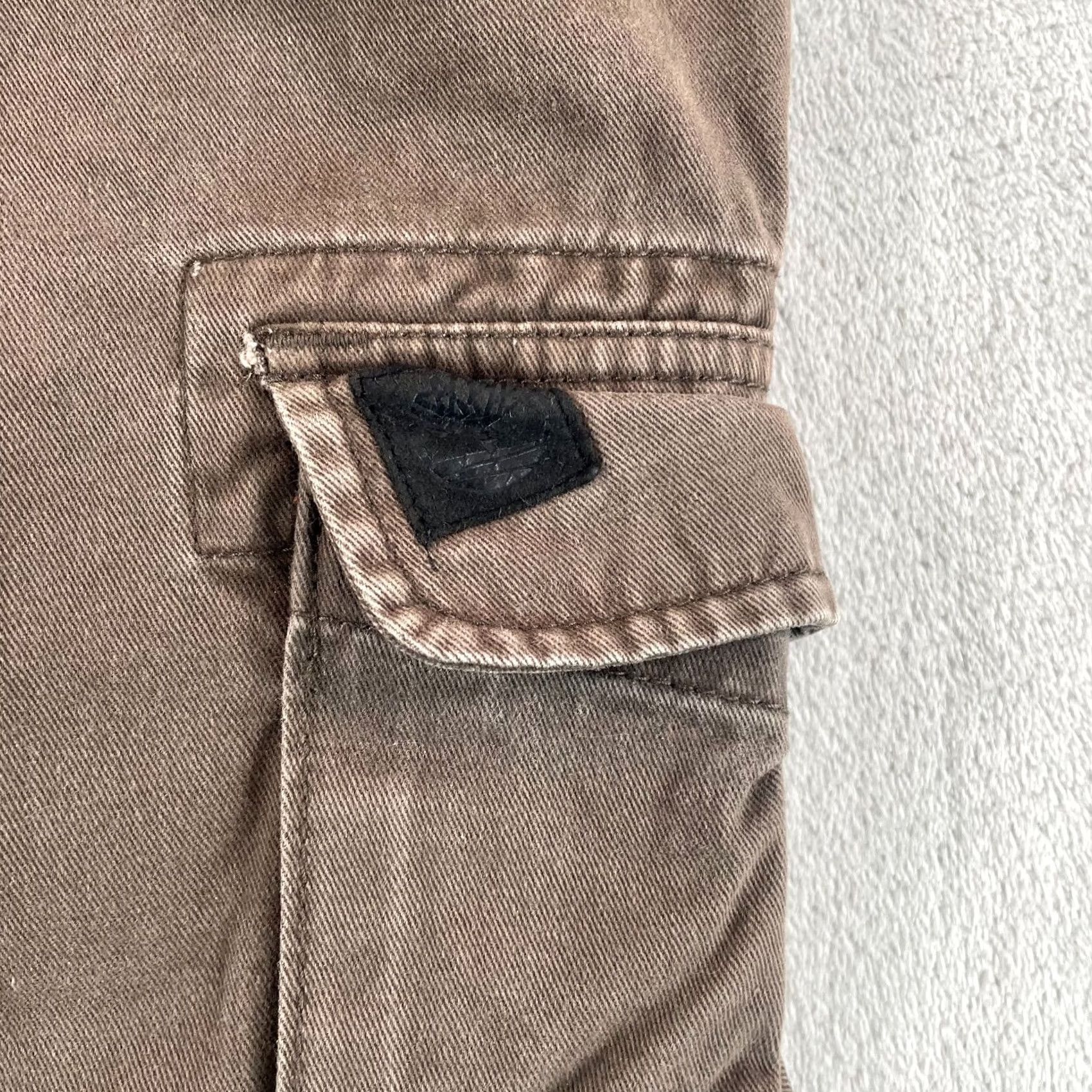 Timberland VINTAGE Timberland Cargo Pants Men 38x27 Brown Distressed Grunge Cargo Pocket 5-Pocket Relaxed Straight Denim? Size US 38 / EU 54 - 3 Thumbnail