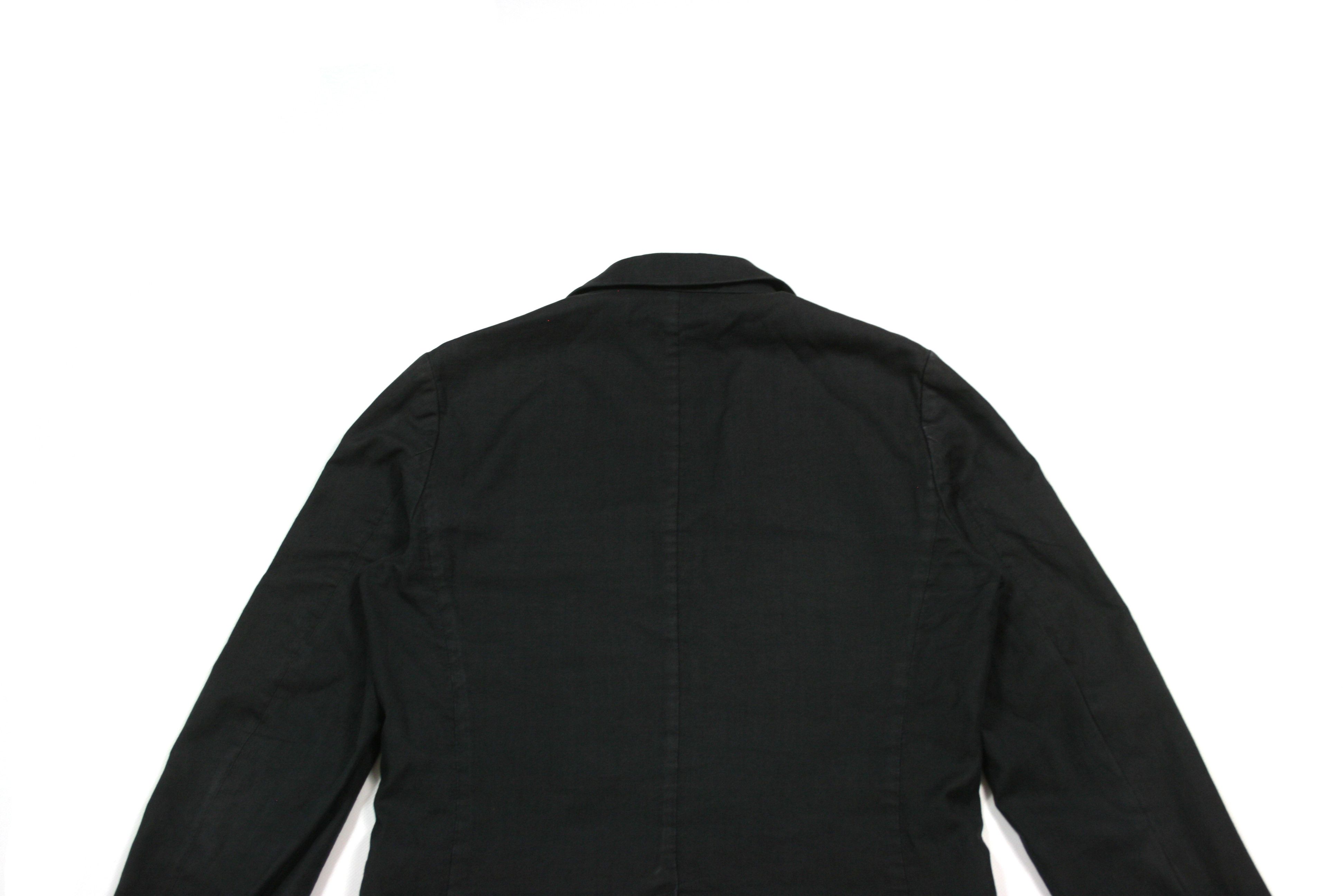 Dries Van Noten 00S Cotton Paper Garment Dyed D-B Oversize Blazer Vintage Size XS / US 0-2 / IT 36-38 - 8 Thumbnail