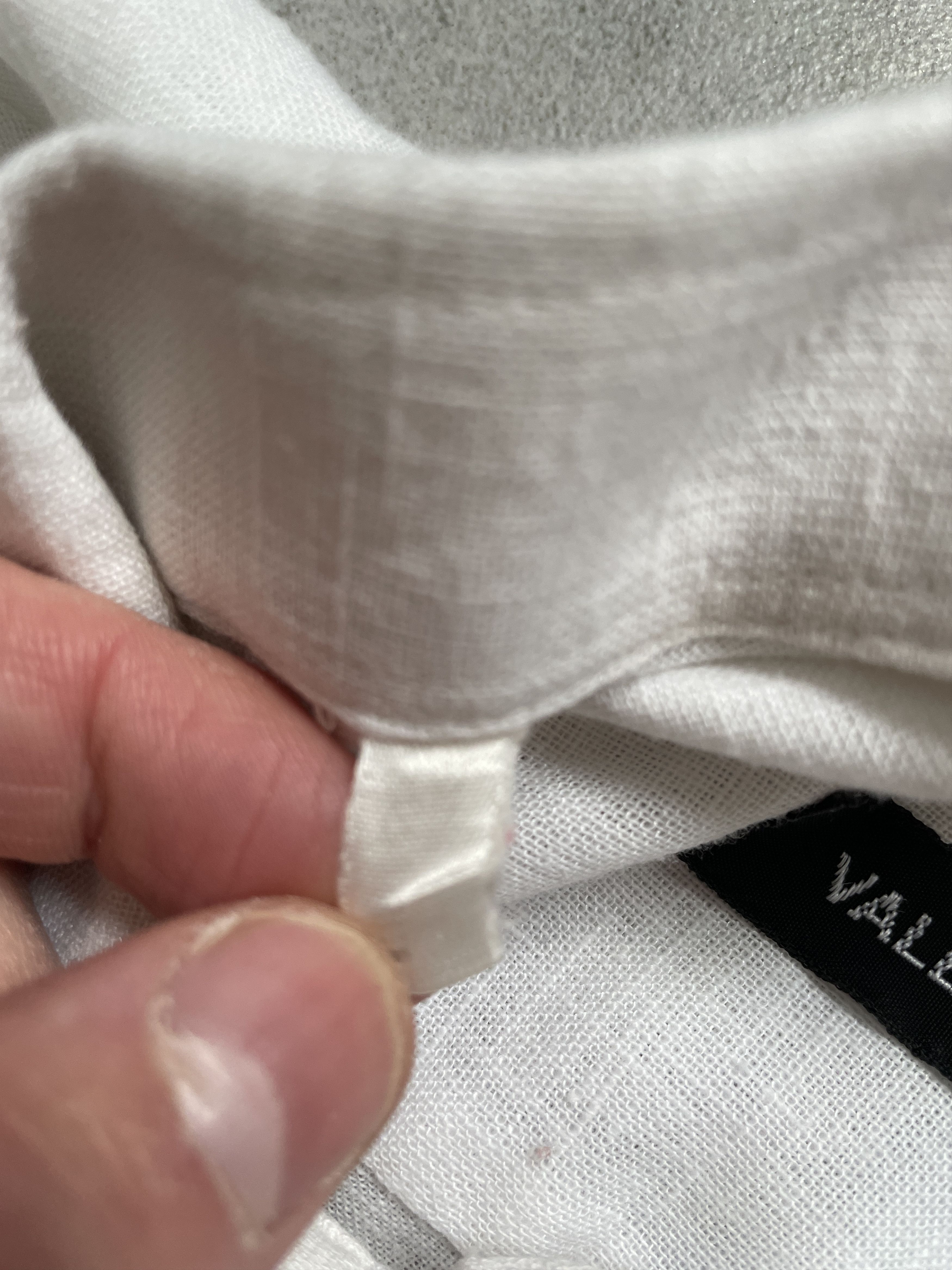 Valentino × Vintage VINTAGE 90S VALENTINO WHITE LINEN SHORT SLEEVE SHIRT Size US M / EU 48-50 / 2 - 4 Thumbnail