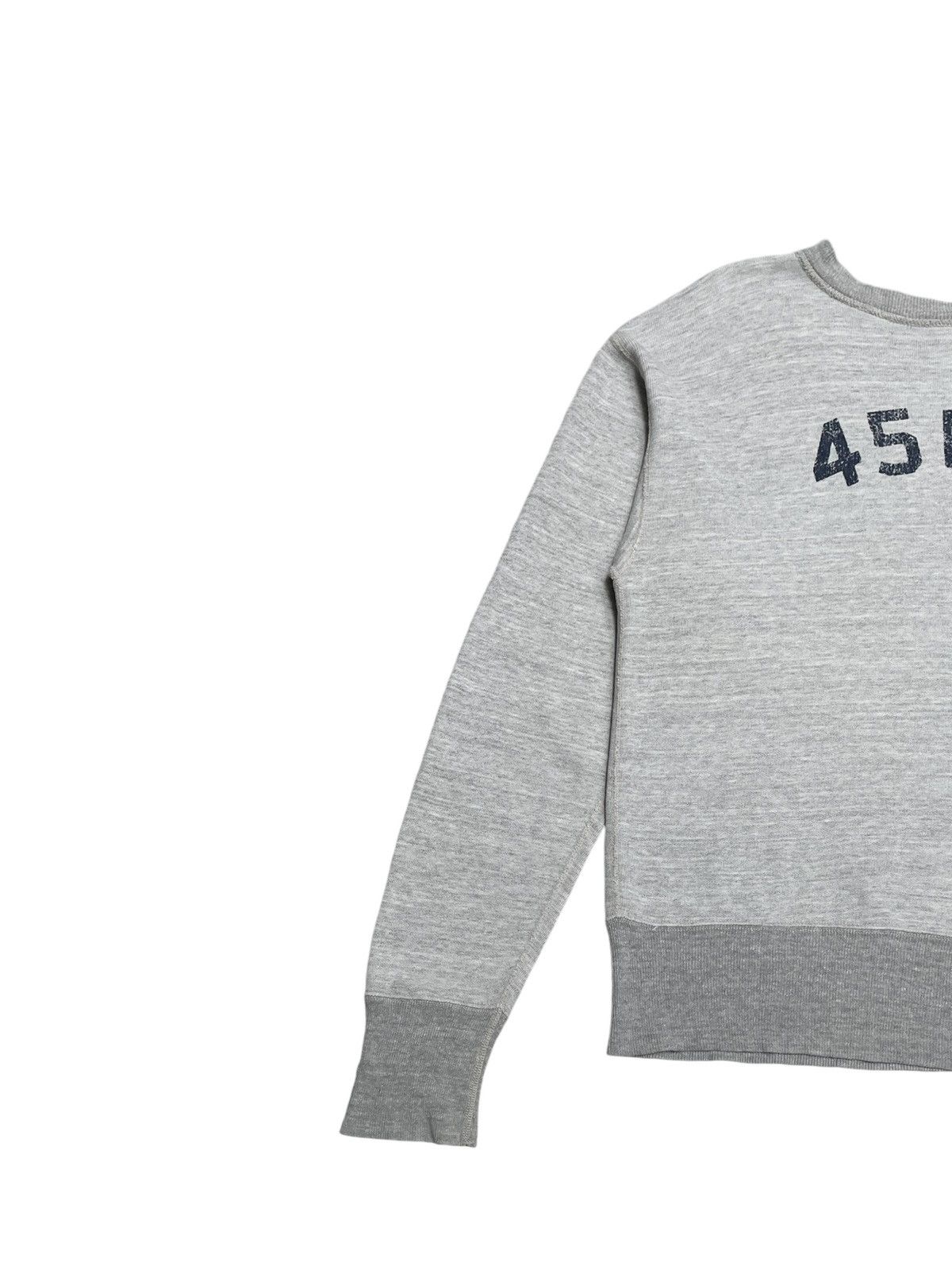 45rpm × Japanese Brand Rare Vintage Japanese Brand 45rpm Big Logo Sweatshirt 1990s Size US M / EU 48-50 / 2 - 5 Thumbnail
