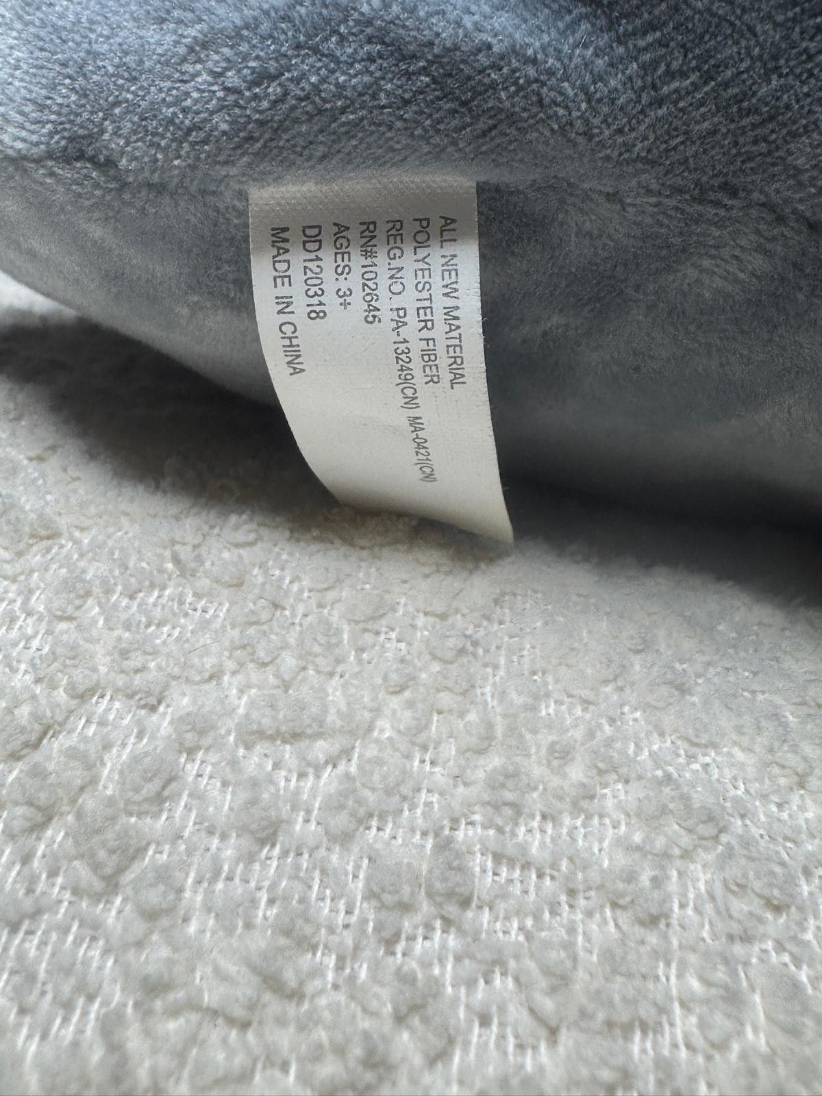 Unknown London Gray Cat Beanbag Plushie with Rainbow Embroidery Size ONE SIZE - 7 Thumbnail