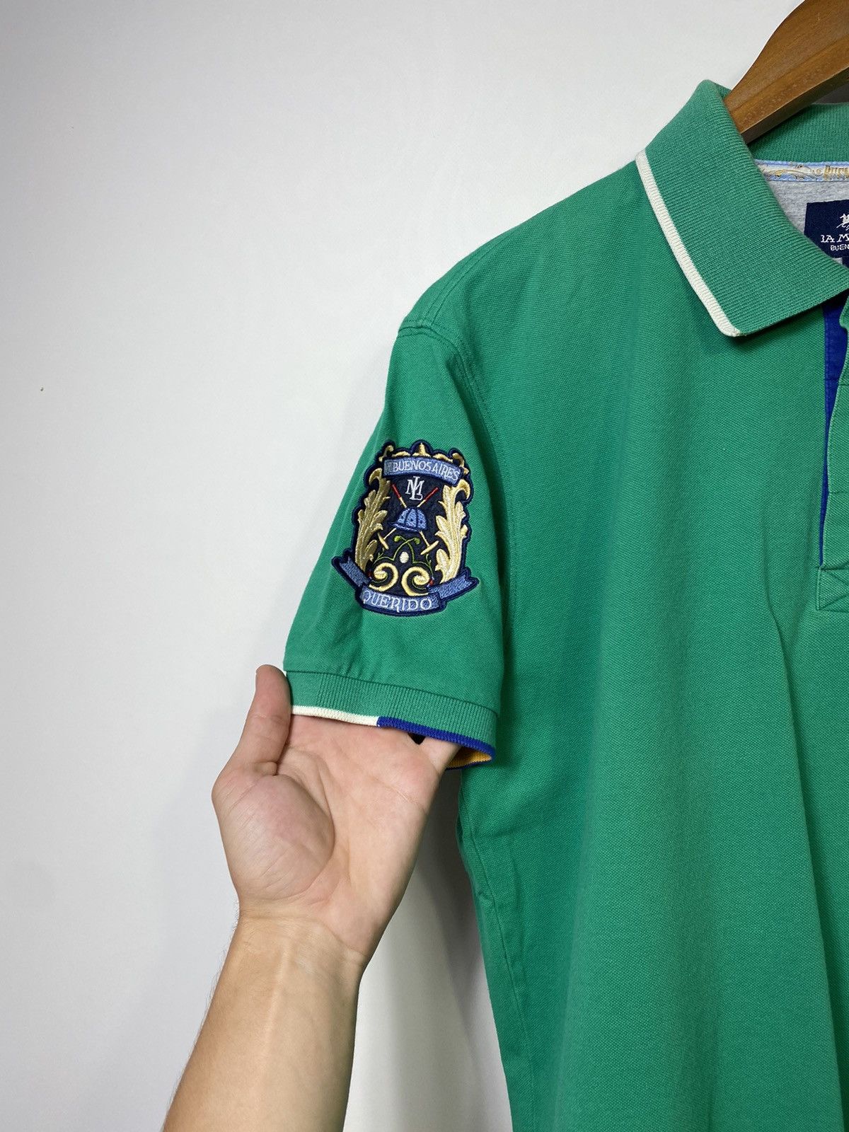 La Martina × Vintage Rare LA MARTINA Chief Keef Style Mens Polo T-shirt Size US L / EU 52-54 / 3 - 5 Thumbnail