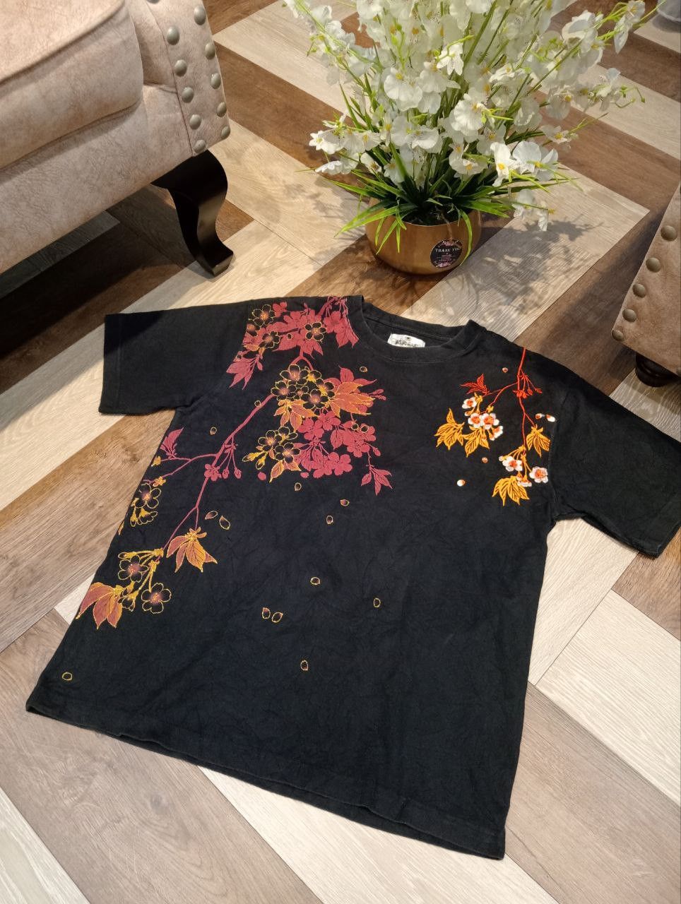 Karakuri Tamashii KARAKURI TAMASHII JAPAN SUKAJAN PHOENIX EMBROIDERY T-SHIRT Size US L / EU 52-54 / 3 - 4 Thumbnail