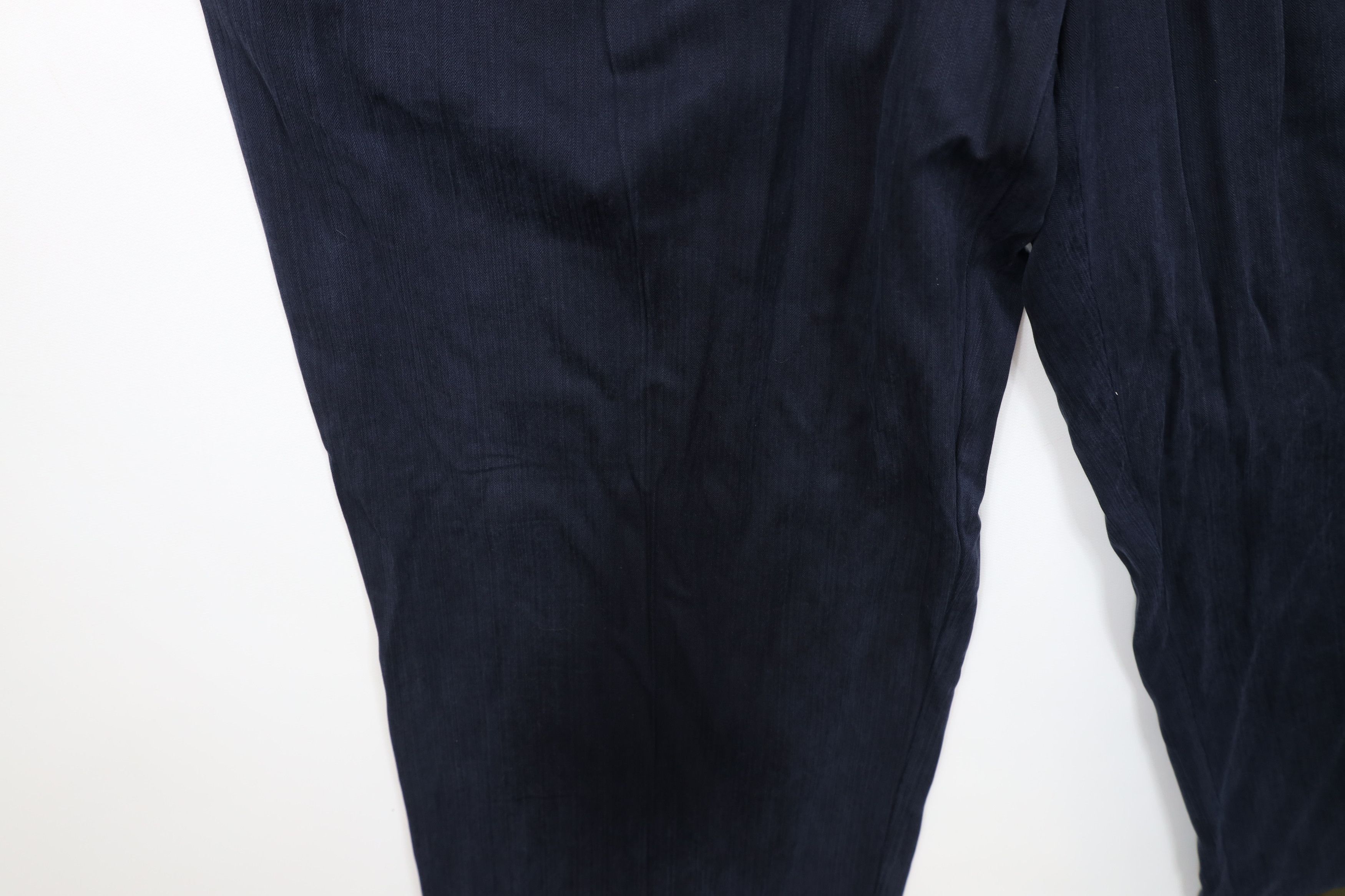 Tommy Bahama Vintage Tommy Bahama Silk Wide Leg Chino Pants Navy Blue Size US 34 / EU 50 - 7 Thumbnail