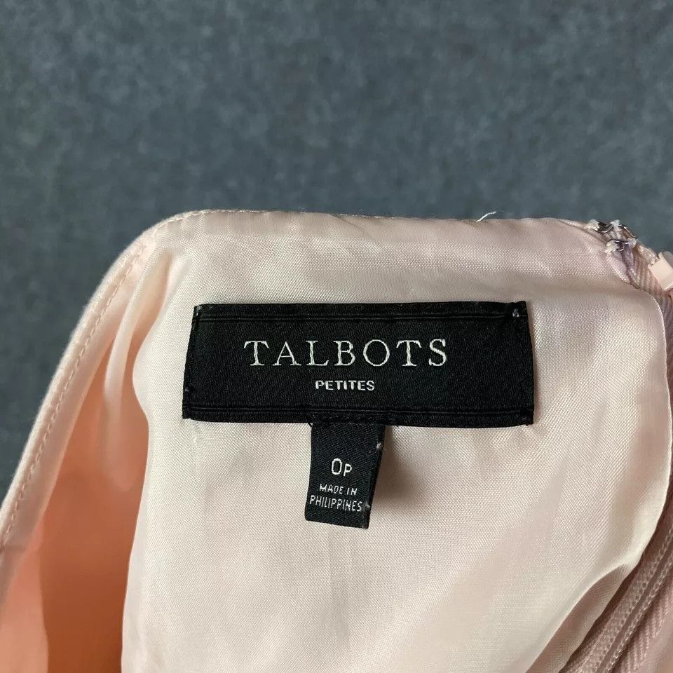 Talbots Talbots Skirt Women's 0P Petites Light Pink A-Line Polyester Size 25" / US 0 / IT 36 - 5 Thumbnail
