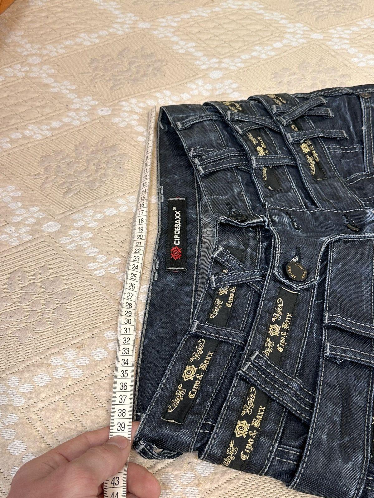 Japanese Brand 🔥 Cipo & Baxx RARE Triple Waist Jeans Y2K Denim Pants Japan Size US 29 - 7 Thumbnail