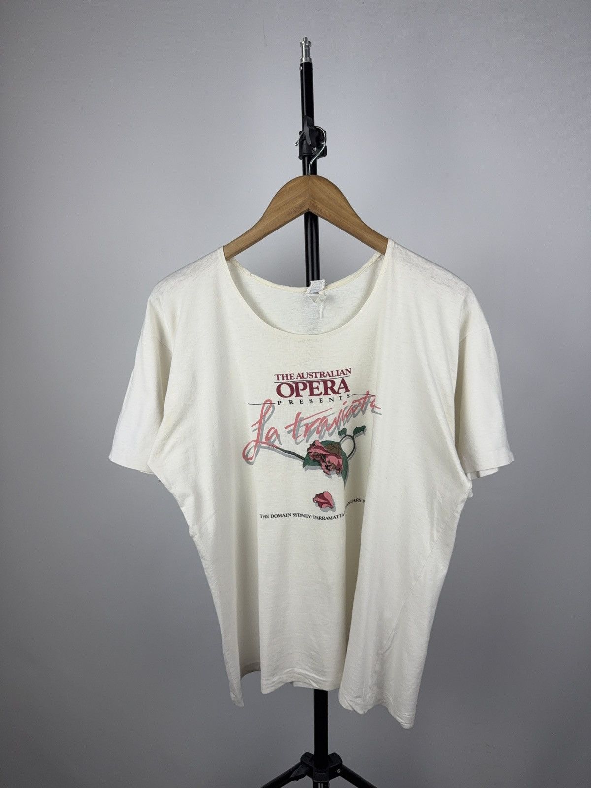 Vintage 1988 Australian Opera La Traviata Tee Bladon Made Australia Size US M / EU 48-50 / 2 - 1 Thumbnail