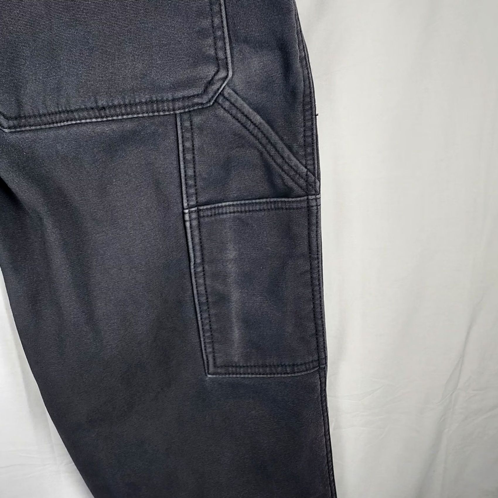 Vintage Coleman Work Pants Fleece Lined 36×32 Gray 5-Pocket Cargo Regular Men’s Pants Warm Durable Workwear Style Size US 36 / EU 52 - 4 Thumbnail