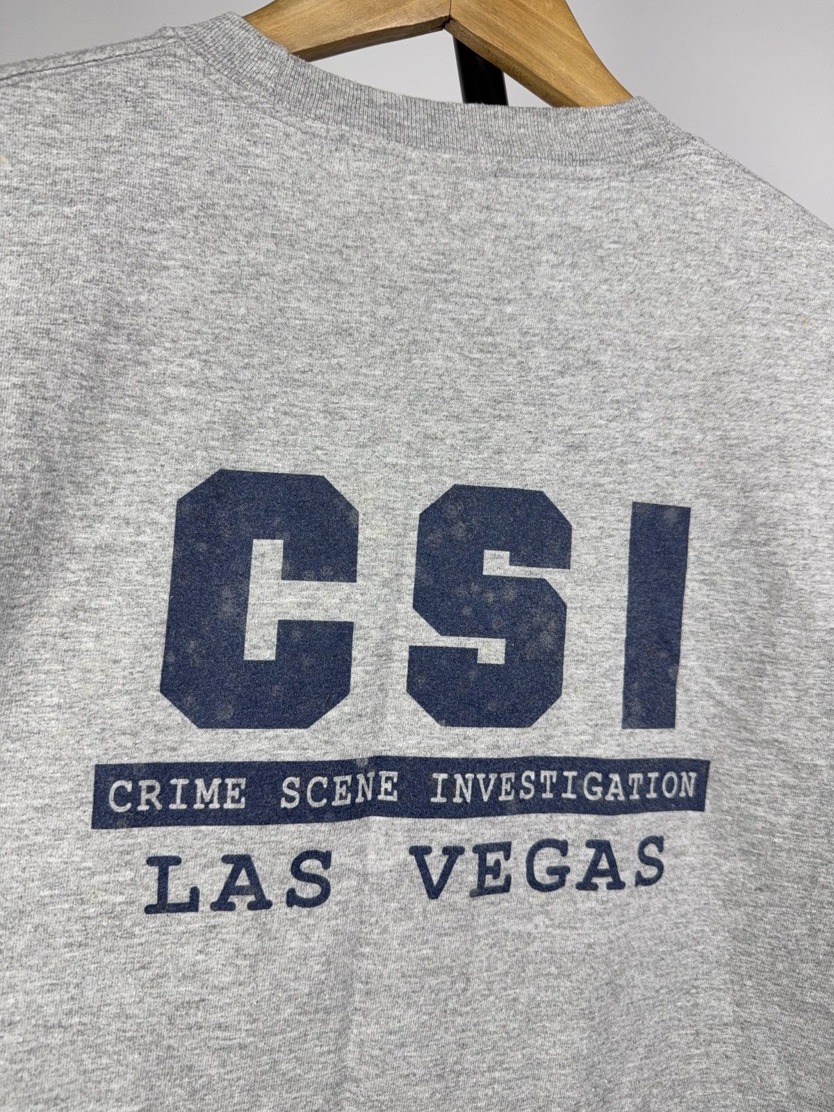 Vintage Vintage CSI Las Vegas TV Show Promo Gray 2000s Tee Shirt Size US S / EU 44-46 / 1 - 10 Thumbnail