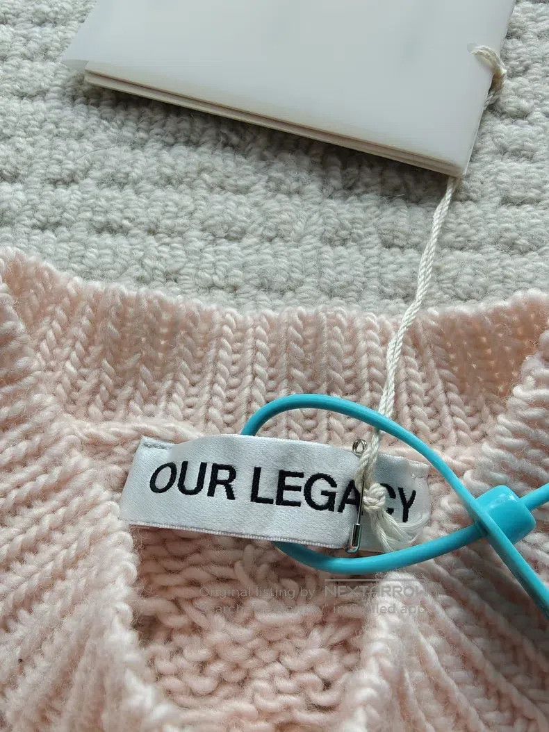 Our Legacy Our Legacy Cable Knit Round Neck Wool Sweater Size US S / EU 44-46 / 1 - 6 Thumbnail