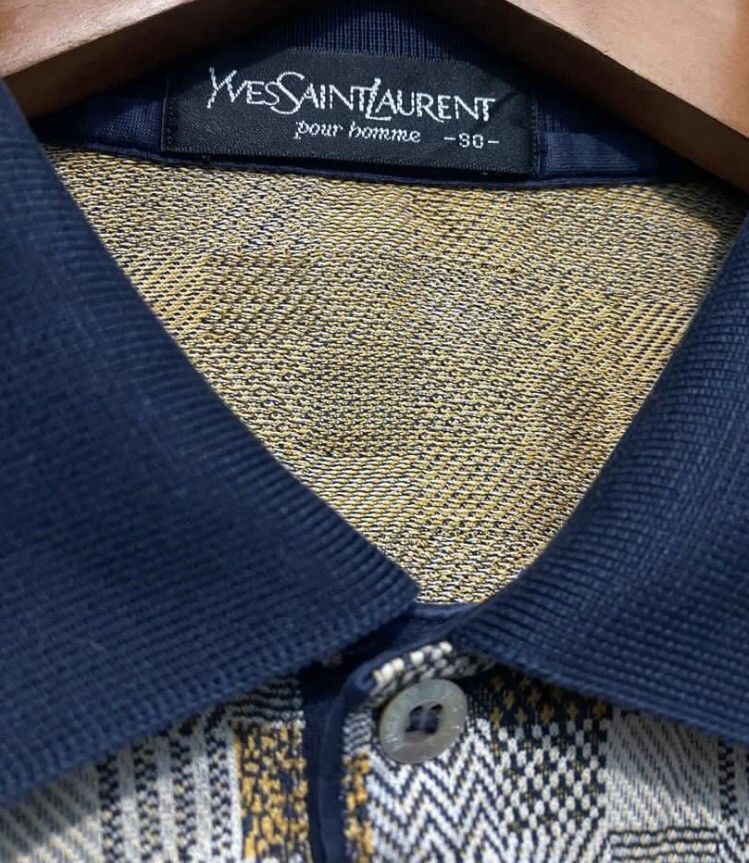 Yves Saint Laurent Yves Saint Laurent Patren Long Sleeve Polos Size US S / EU 44-46 / 1 - 4 Thumbnail