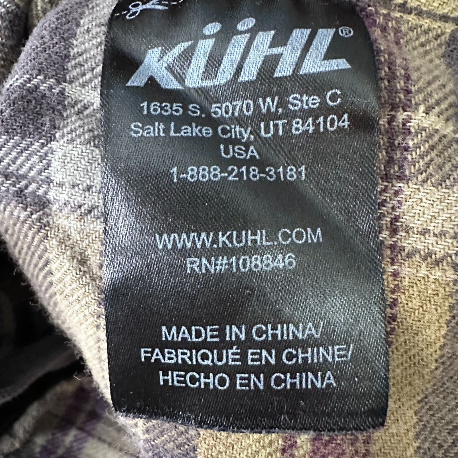 Kuhl Kuhl Fugitive Flannel Shirt Men’s M Multi Plaid Long Sleeve Size US M / EU 48-50 / 2 - 8 Thumbnail